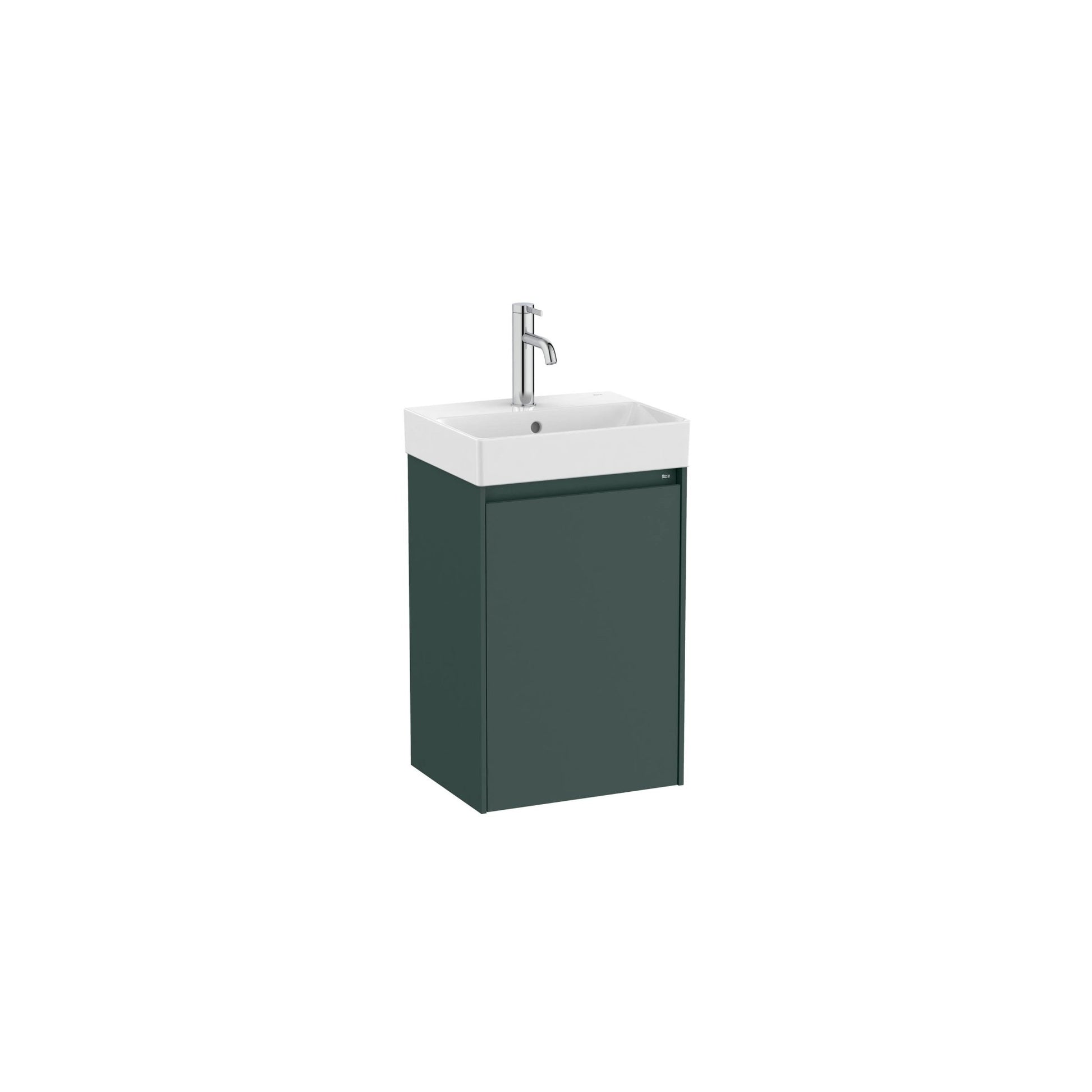 Roca - Mueble base Ona Unik compacto de una puerta y lavabo de Fineceramic® - BricoandPool
