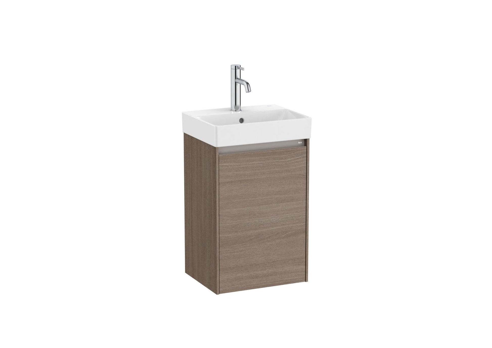 Roca - Mueble base Ona Unik compacto de una puerta y lavabo de Fineceramic® - BricoandPool