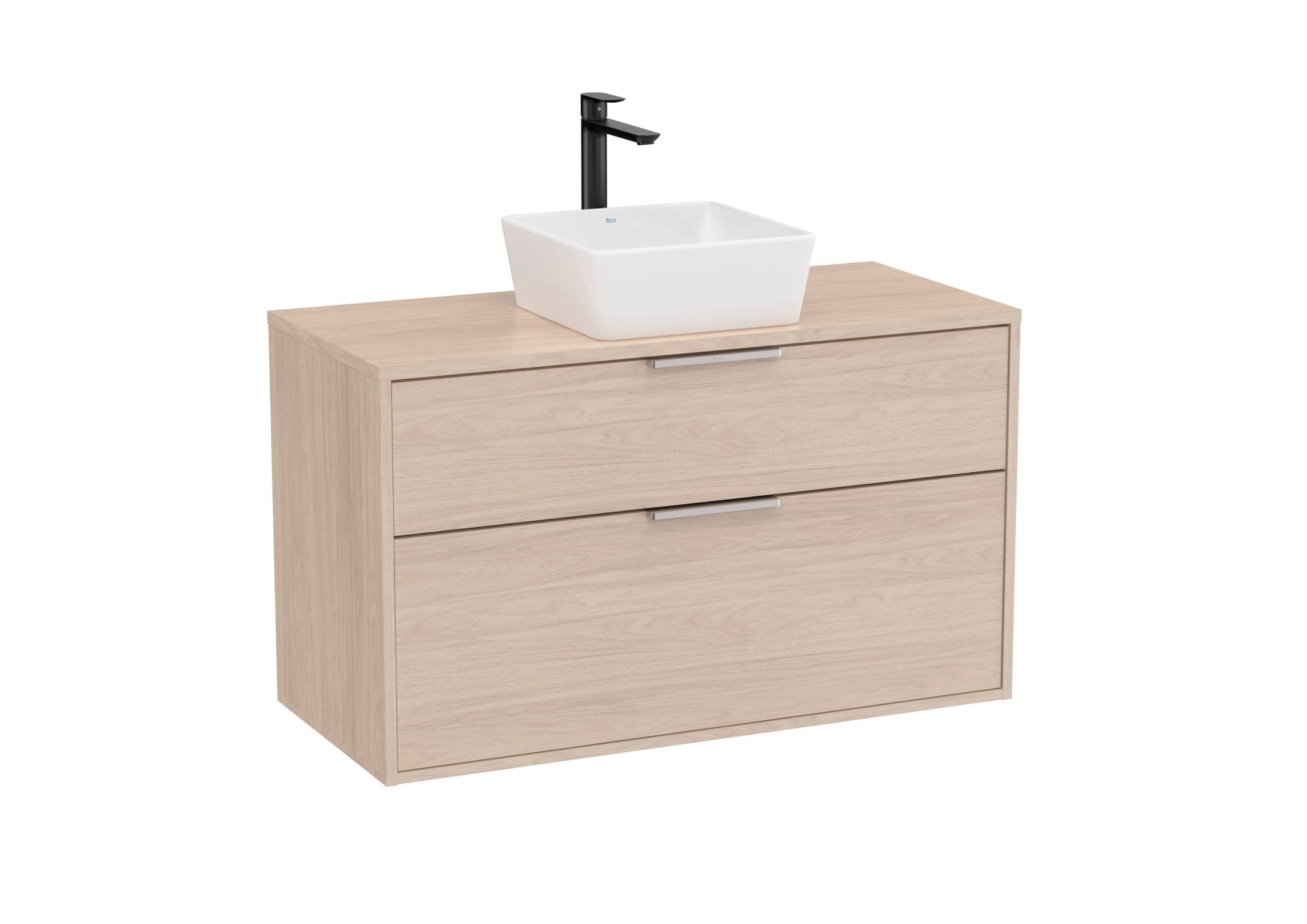 Roca - Mueble base Optica e dos cajones para lavabo de sobre encimera - BricoandPool