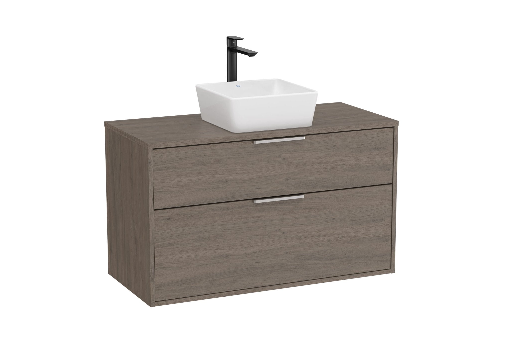 Roca - Mueble base Optica e dos cajones para lavabo de sobre encimera - BricoandPool