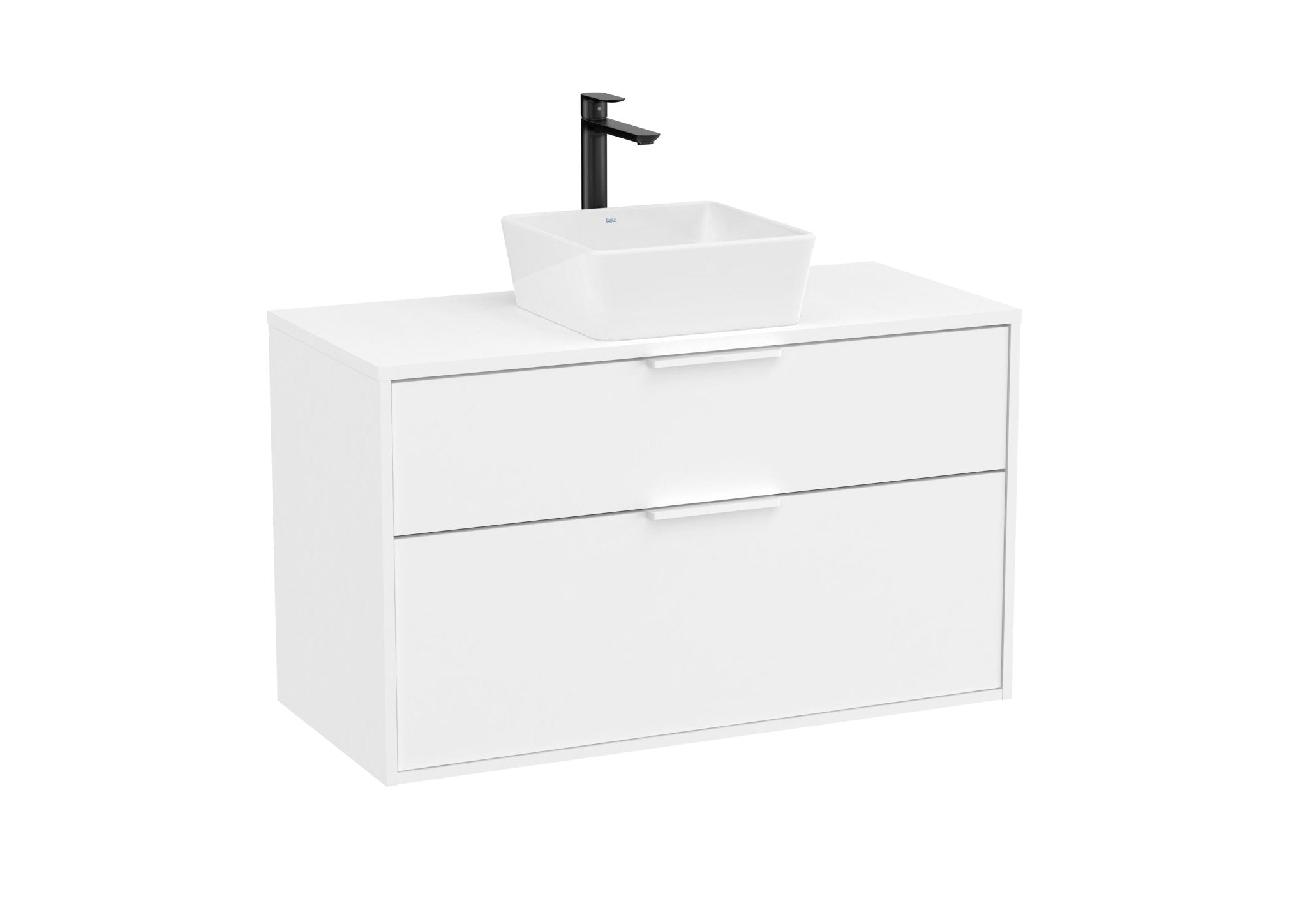 Roca - Mueble base Optica e dos cajones para lavabo de sobre encimera - BricoandPool