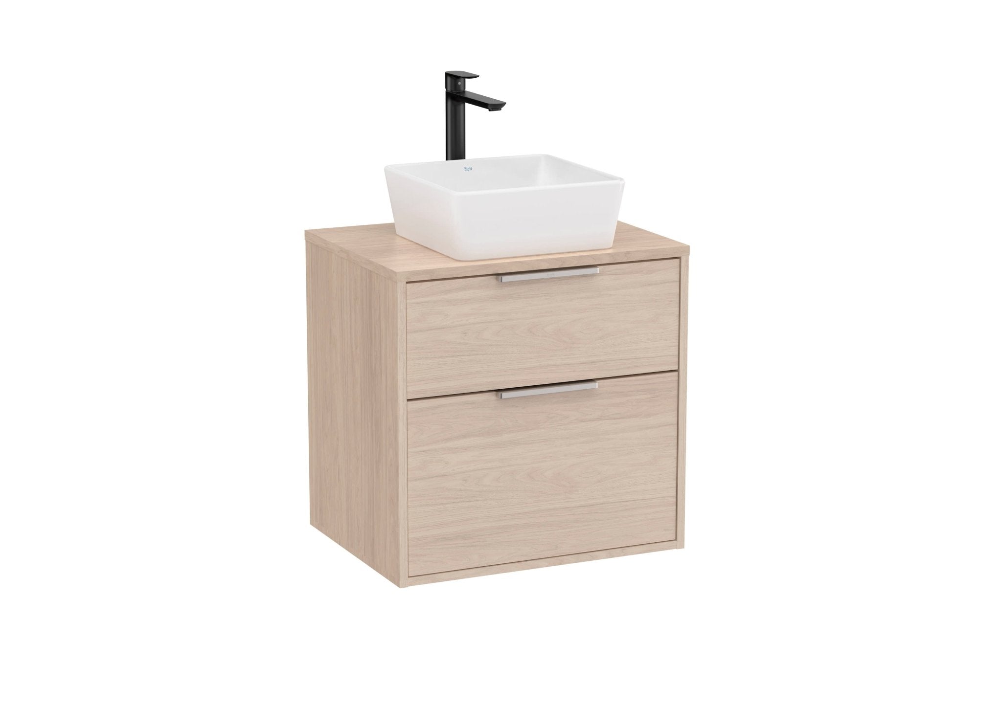 Roca - Mueble base Optica e dos cajones para lavabo de sobre encimera - BricoandPool