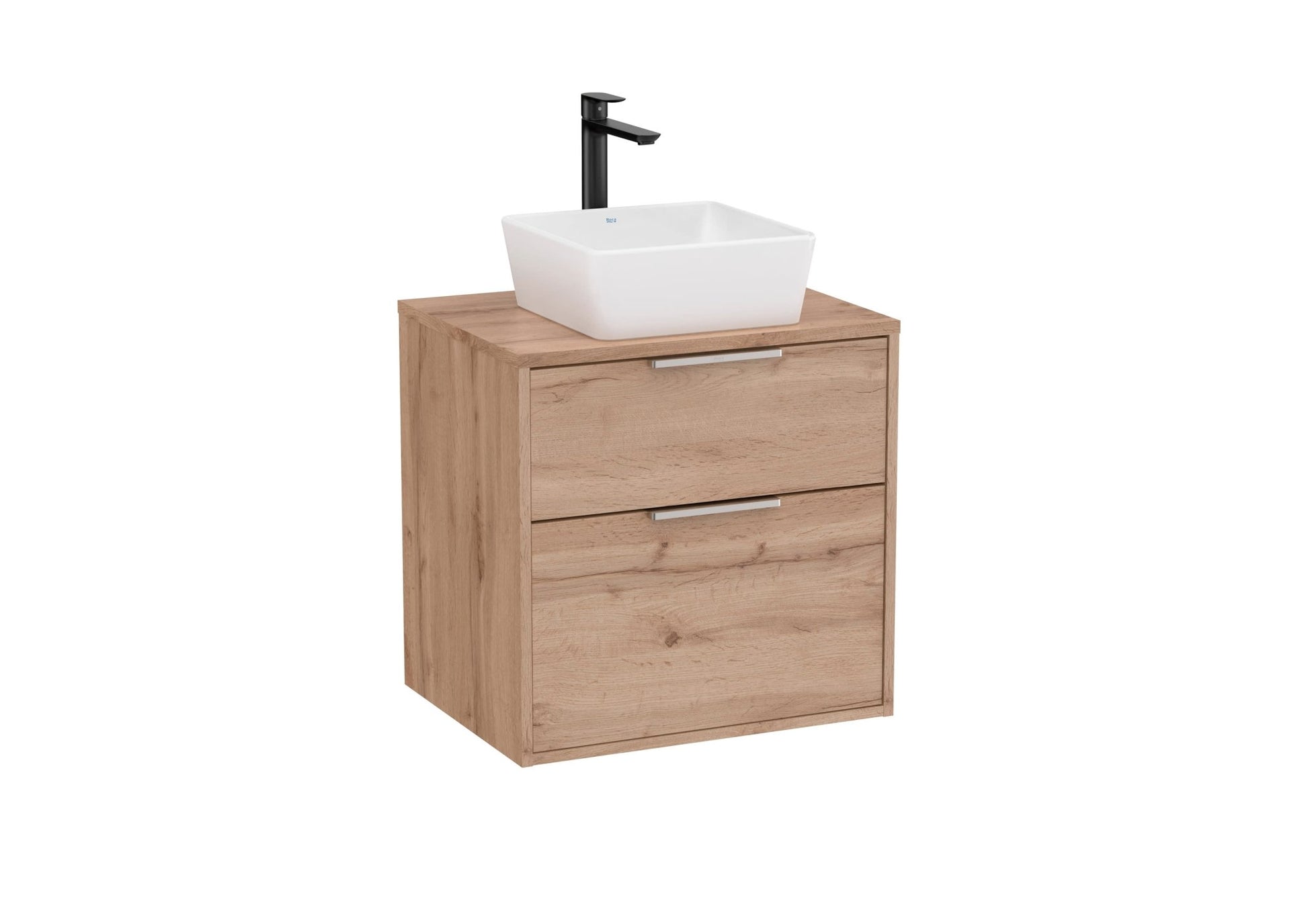 Roca - Mueble base Optica e dos cajones para lavabo de sobre encimera - BricoandPool