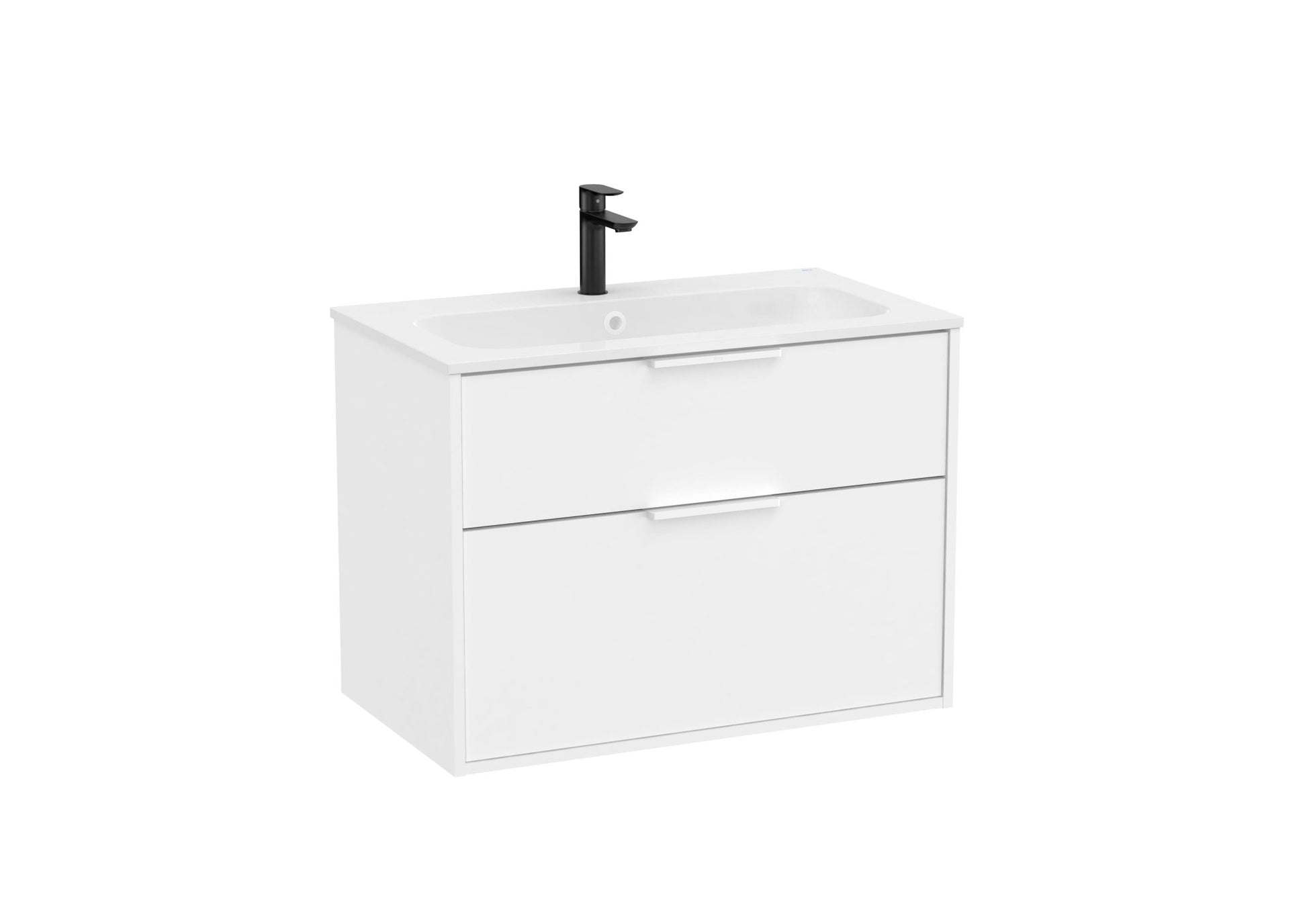 Roca - Mueble base Optica Unik de dos cajones y lavabo de Stonex® - BricoandPool