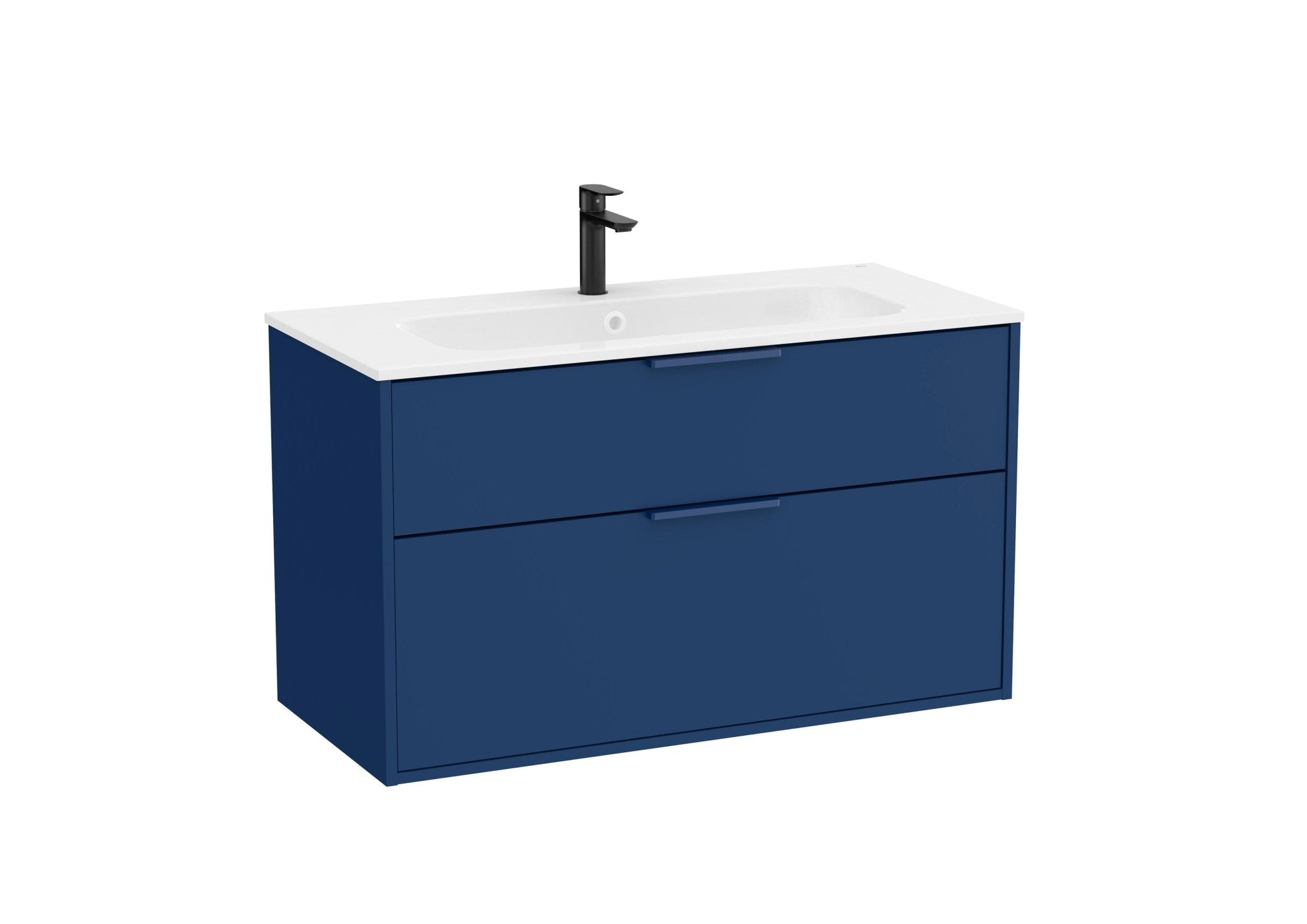 Roca - Mueble base Optica Unik de dos cajones y lavabo de Stonex® - BricoandPool