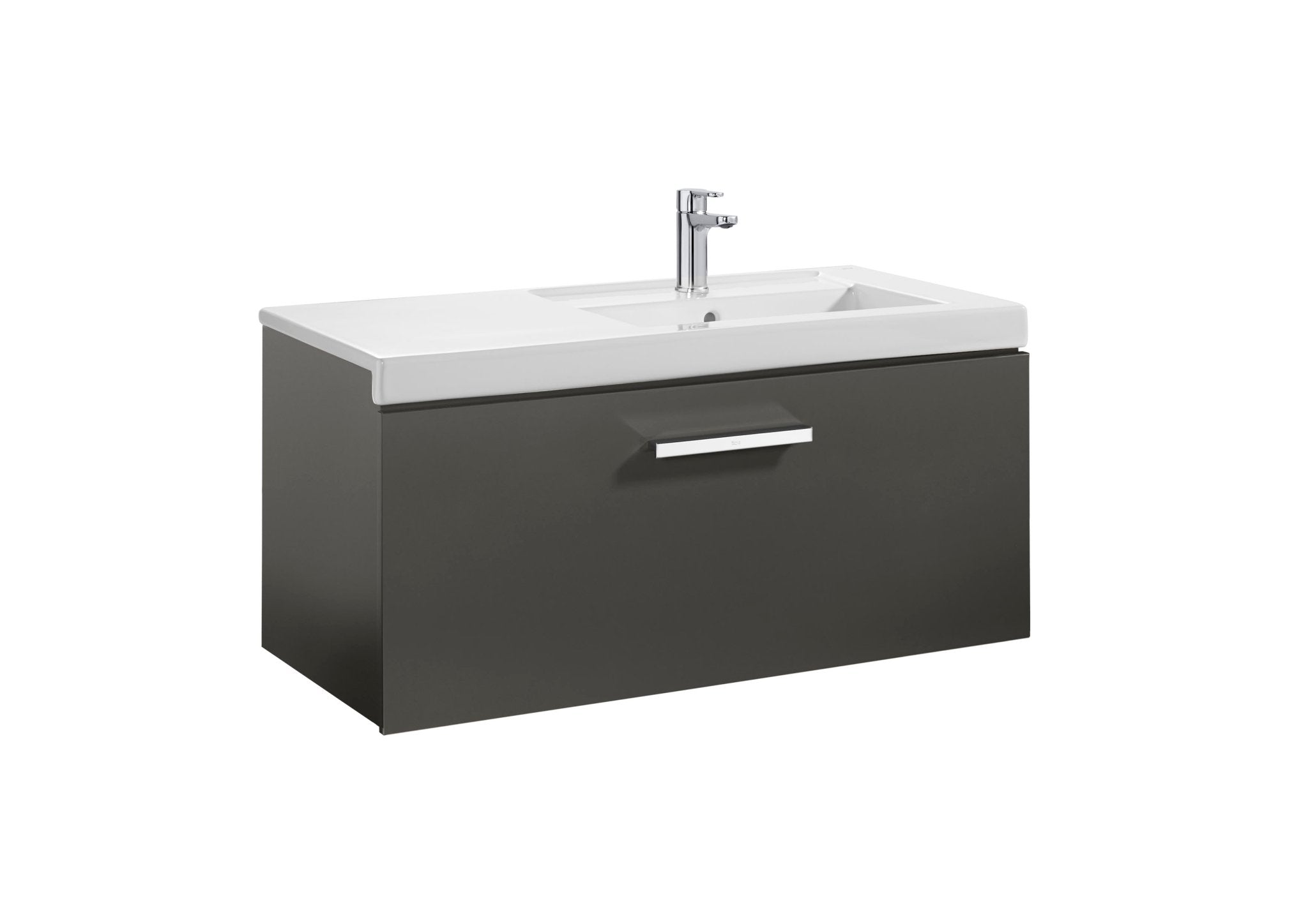 Roca - Mueble base Prisma Unik de un cajón y lavabo - BricoandPool