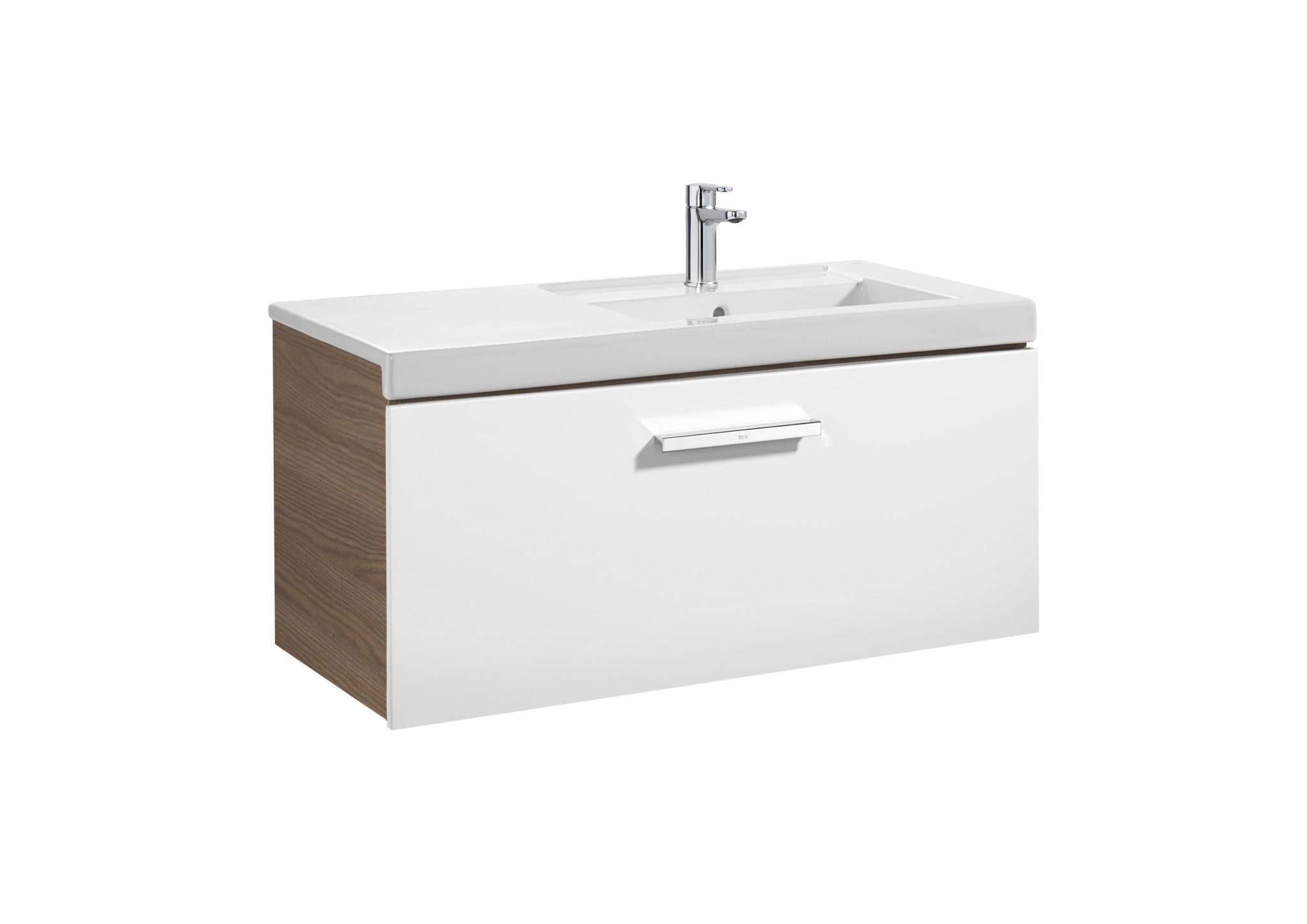 Roca - Mueble base Prisma Unik de un cajón y lavabo - BricoandPool