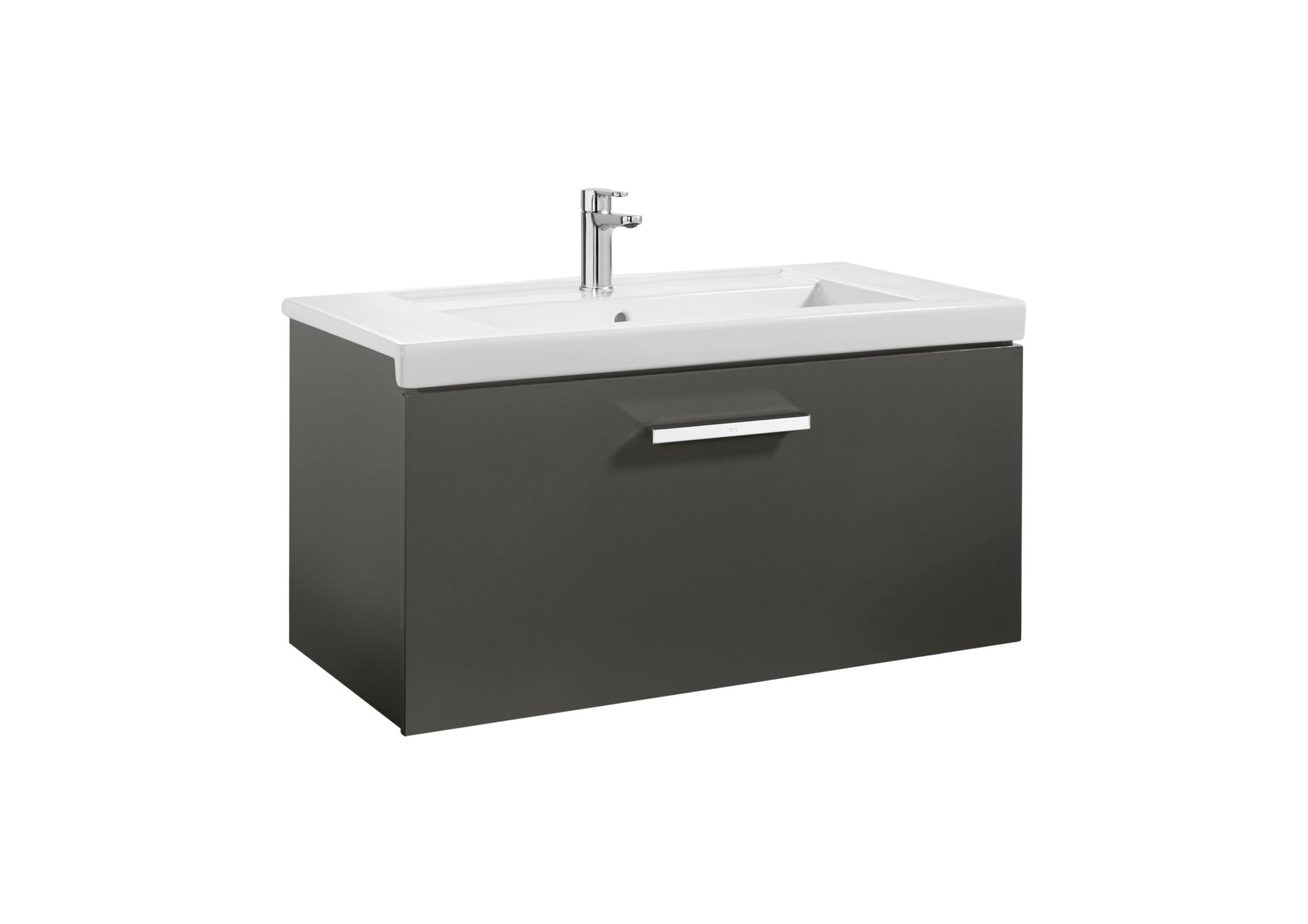 Roca - Mueble base Prisma Unik de un cajón y lavabo - BricoandPool