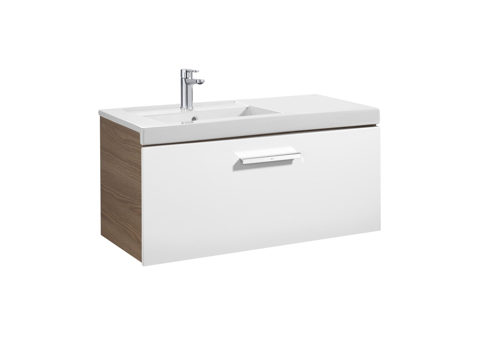 Roca - Mueble base Prisma Unik de un cajón y lavabo - BricoandPool