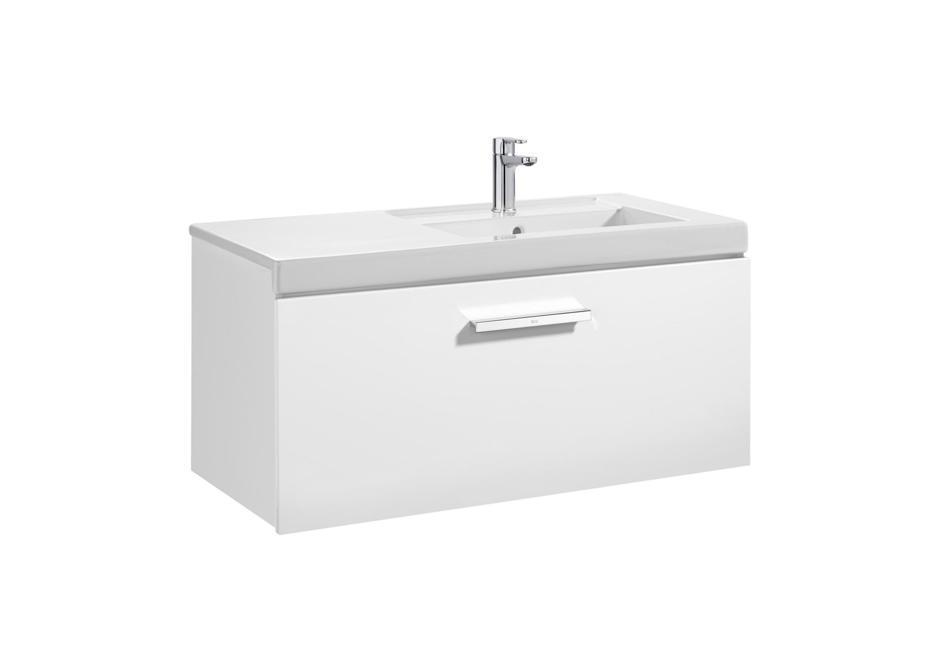 Roca - Mueble base Prisma Unik de un cajón y lavabo - BricoandPool