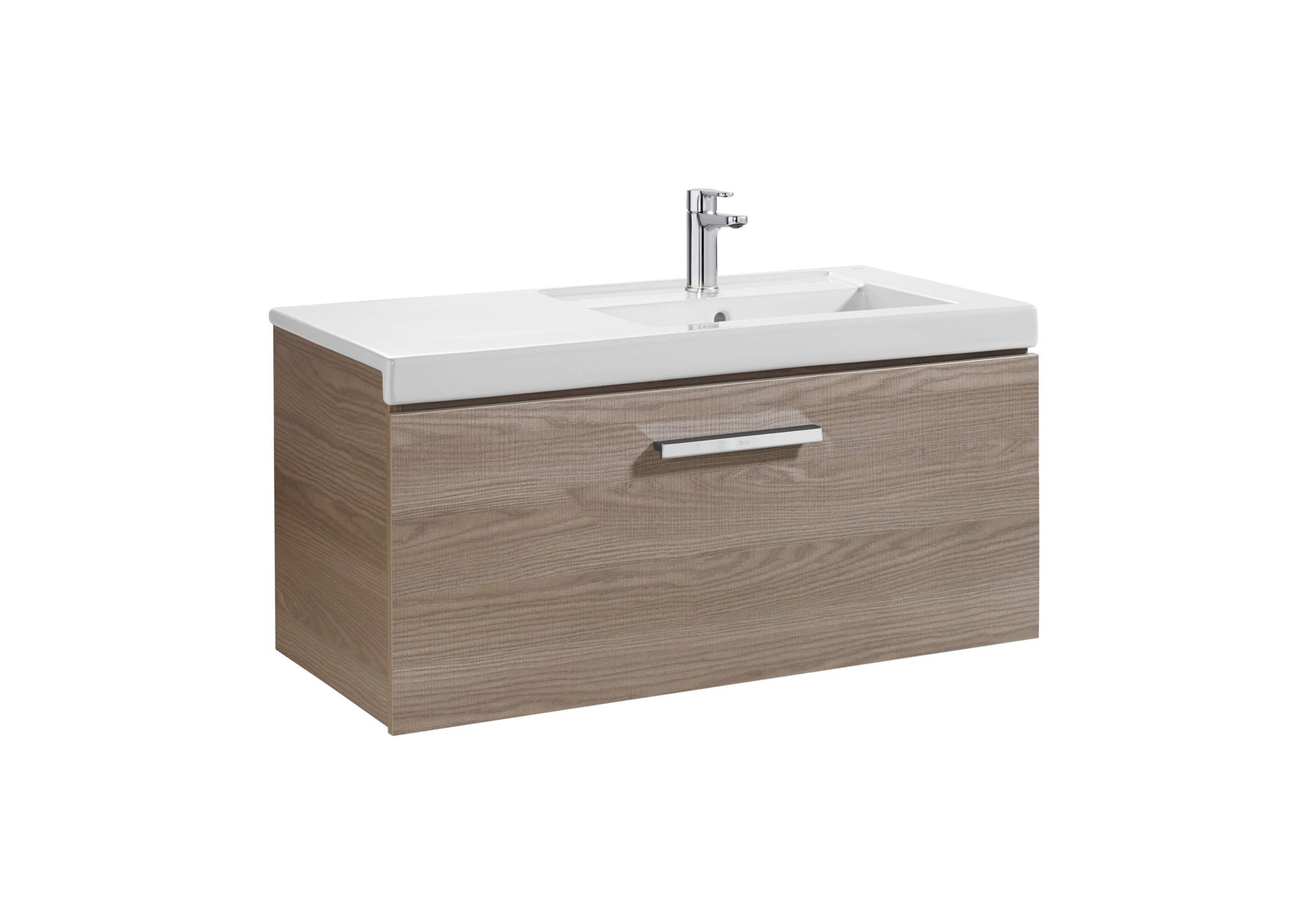 Roca - Mueble base Prisma Unik de un cajón y lavabo - BricoandPool