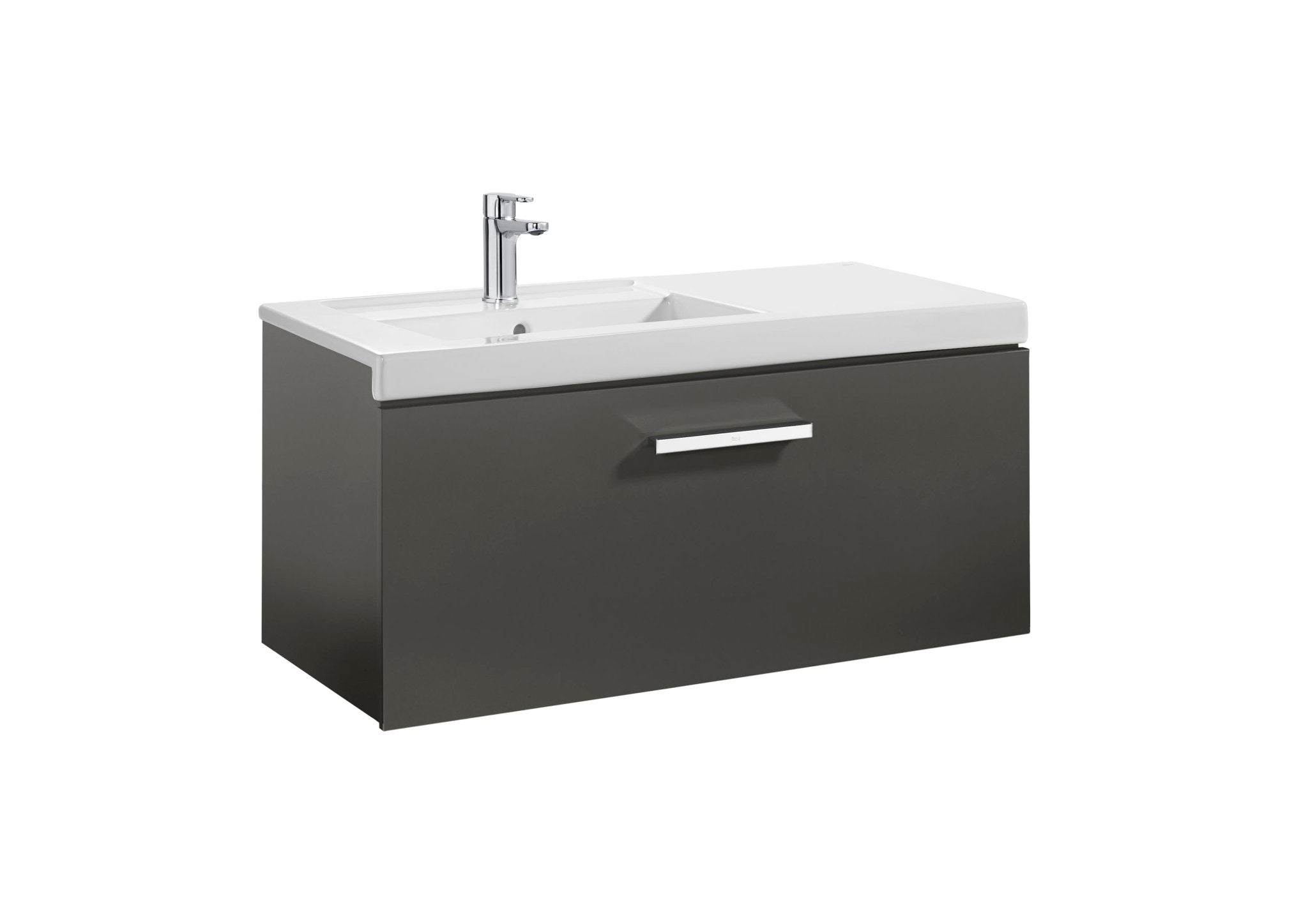 Roca - Mueble base Prisma Unik de un cajón y lavabo - BricoandPool