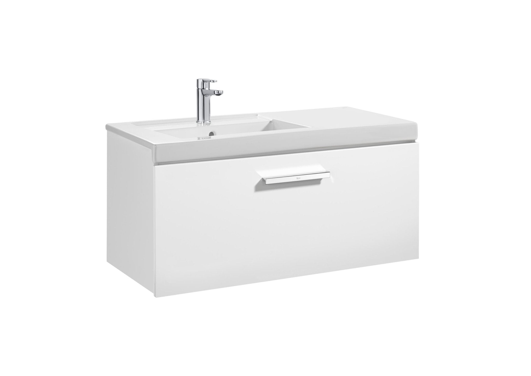 Roca - Mueble base Prisma Unik de un cajón y lavabo - BricoandPool