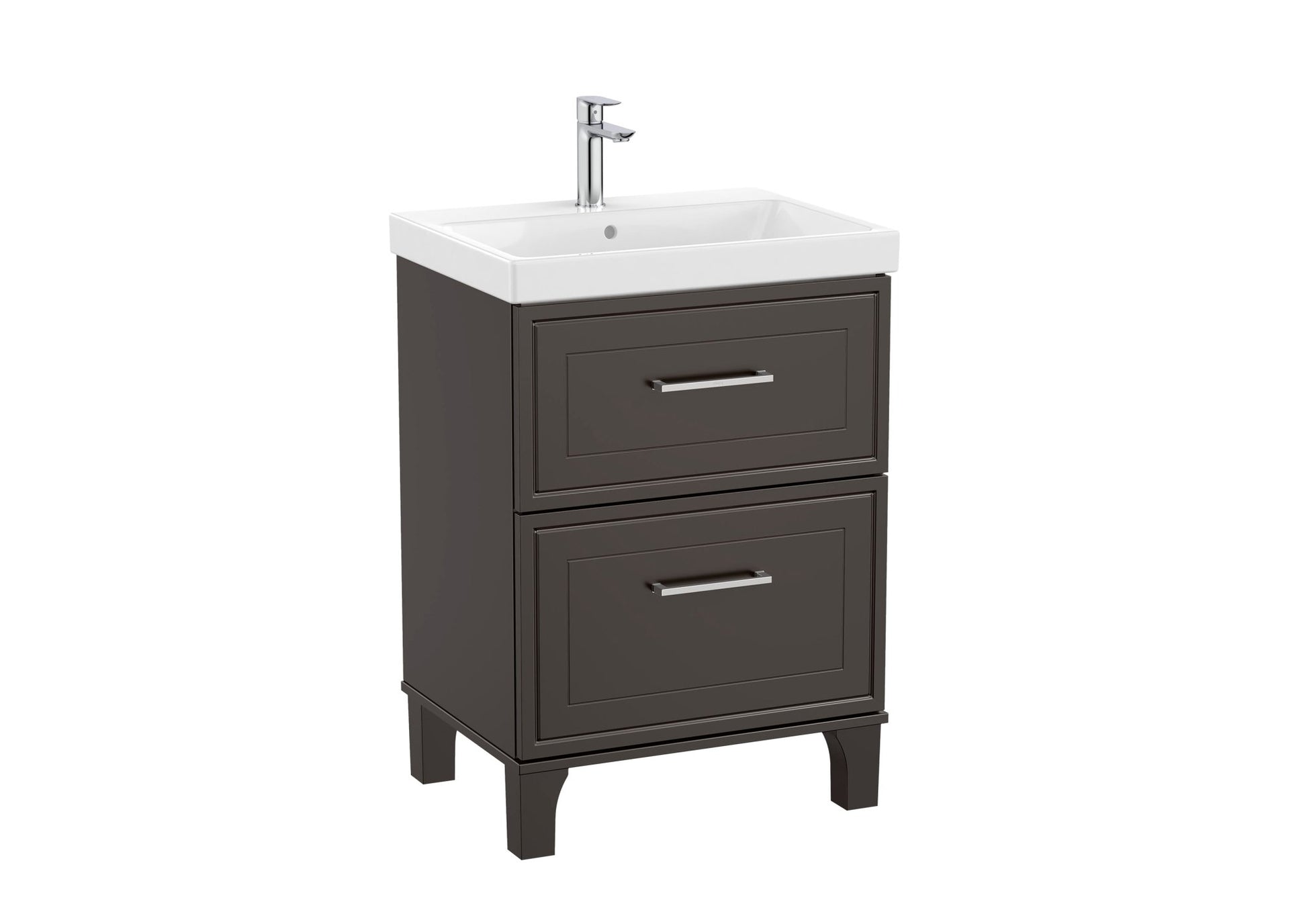 Roca - Mueble base Romea Unik de dos cajones y lavabo - BricoandPool