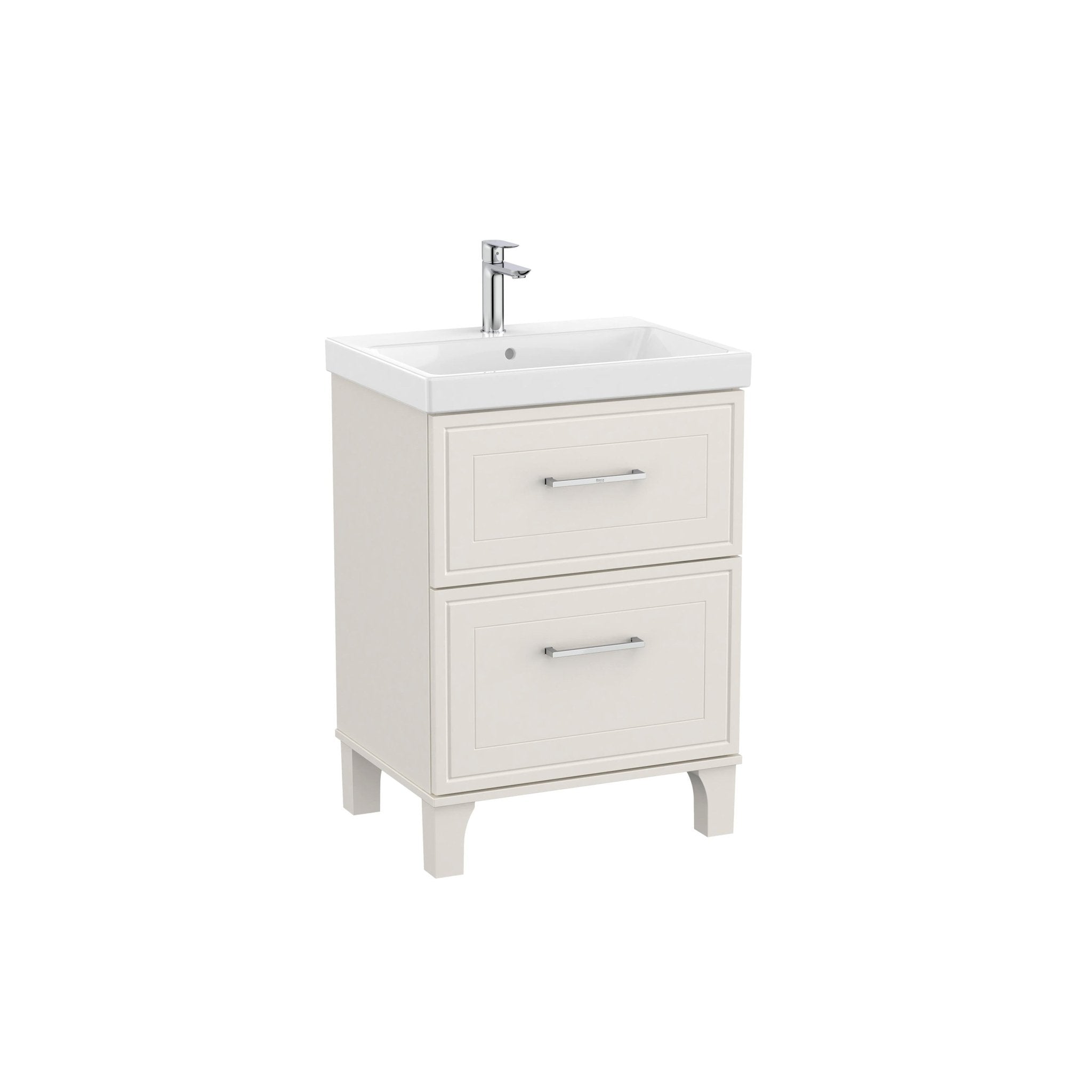 Roca - Mueble base Romea Unik de dos cajones y lavabo - BricoandPool