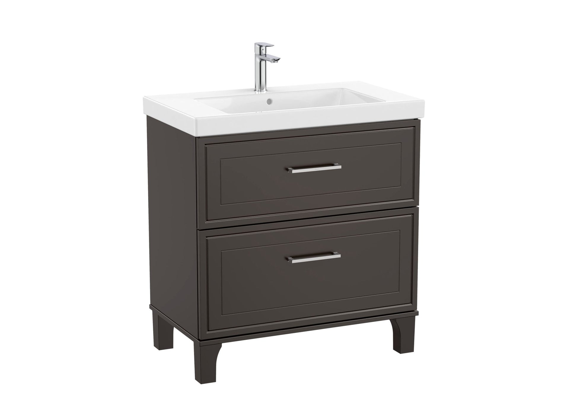 Roca - Mueble base Romea Unik de dos cajones y lavabo - BricoandPool