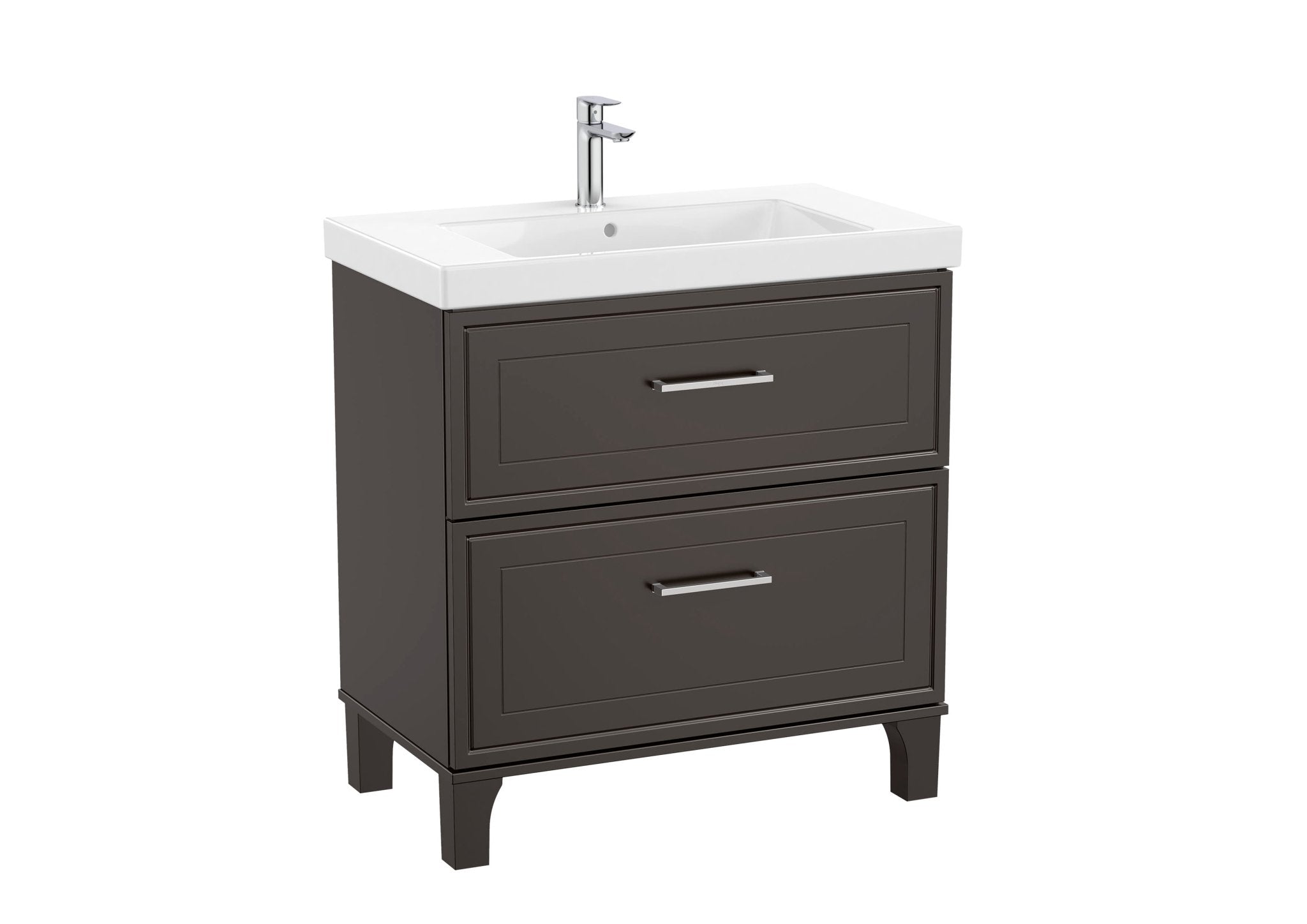 Roca - Mueble base Romea Unik de dos cajones y lavabo - BricoandPool