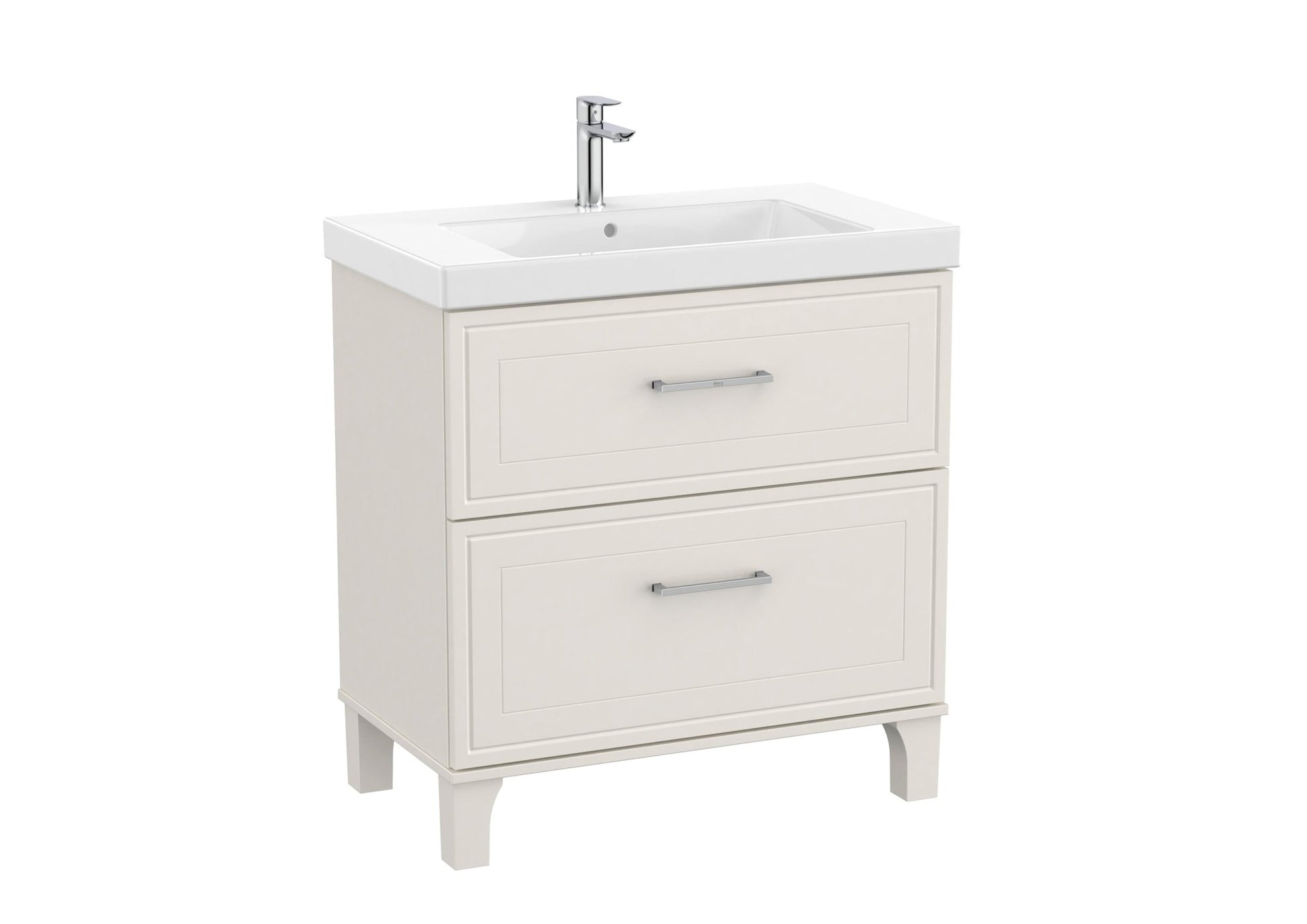 Roca - Mueble base Romea Unik de dos cajones y lavabo - BricoandPool