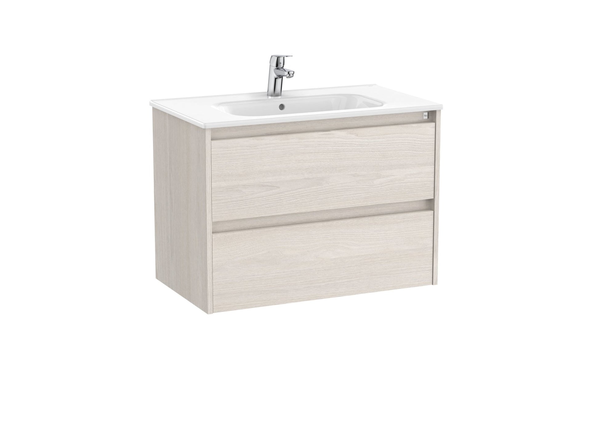Roca - Mueble base Tenet Unik de dos cajones y lavabo - BricoandPool