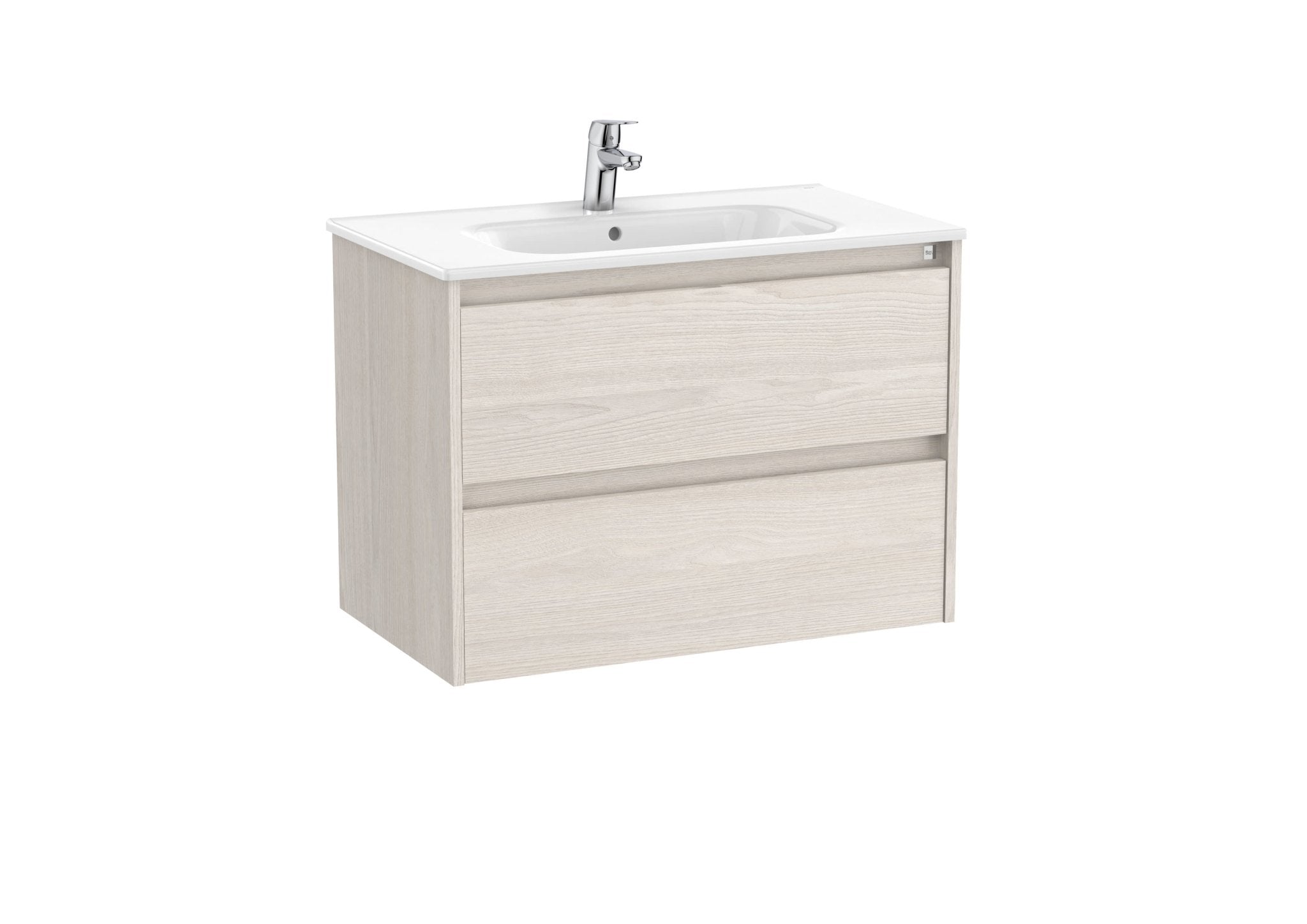 Roca - Mueble base Tenet Unik de dos cajones y lavabo - BricoandPool