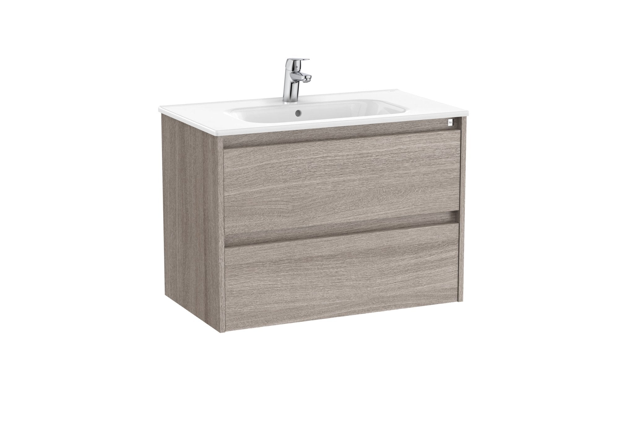 Roca - Mueble base Tenet Unik de dos cajones y lavabo - BricoandPool