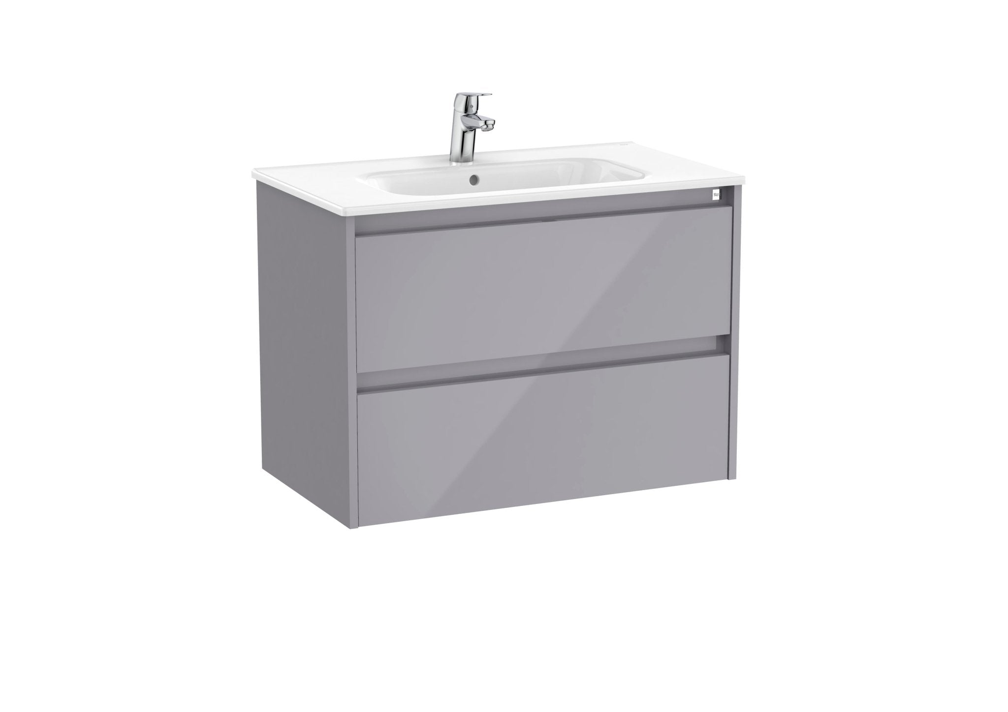 Roca - Mueble base Tenet Unik de dos cajones y lavabo - BricoandPool