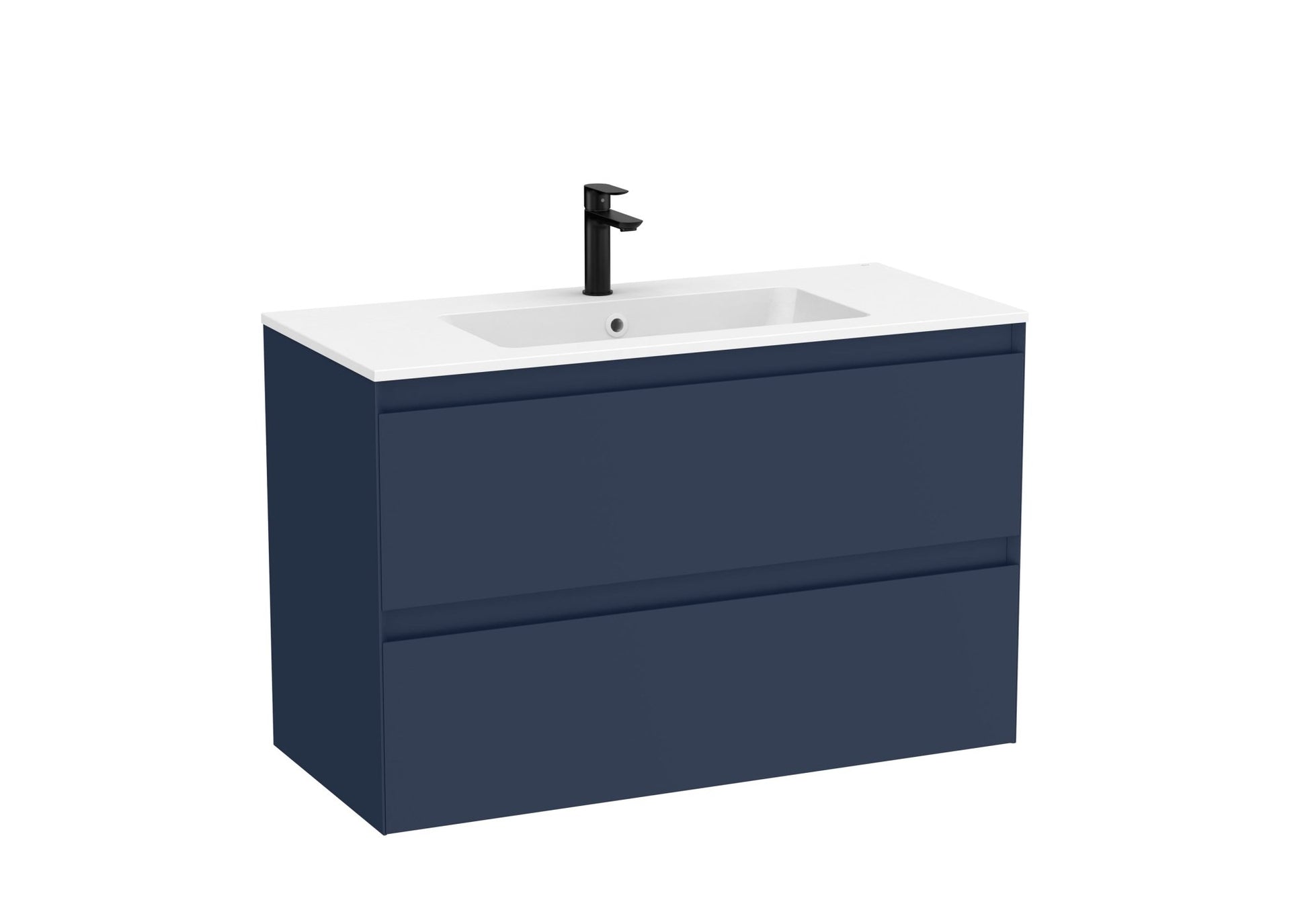 Roca - Mueble base Tenue Unik de dos cajones y lavabo de Stonex® - BricoandPool