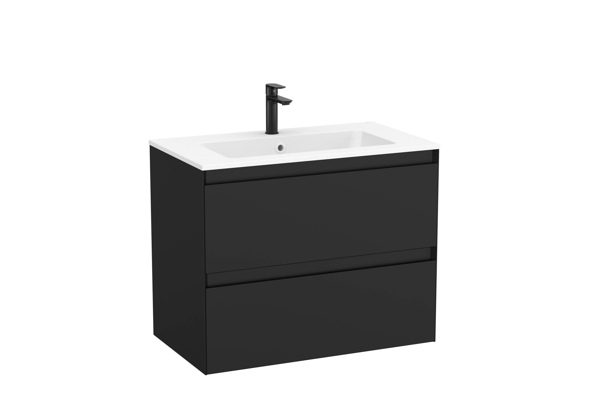 Roca - Mueble base Tenue Unik de dos cajones y lavabo de Stonex® - BricoandPool