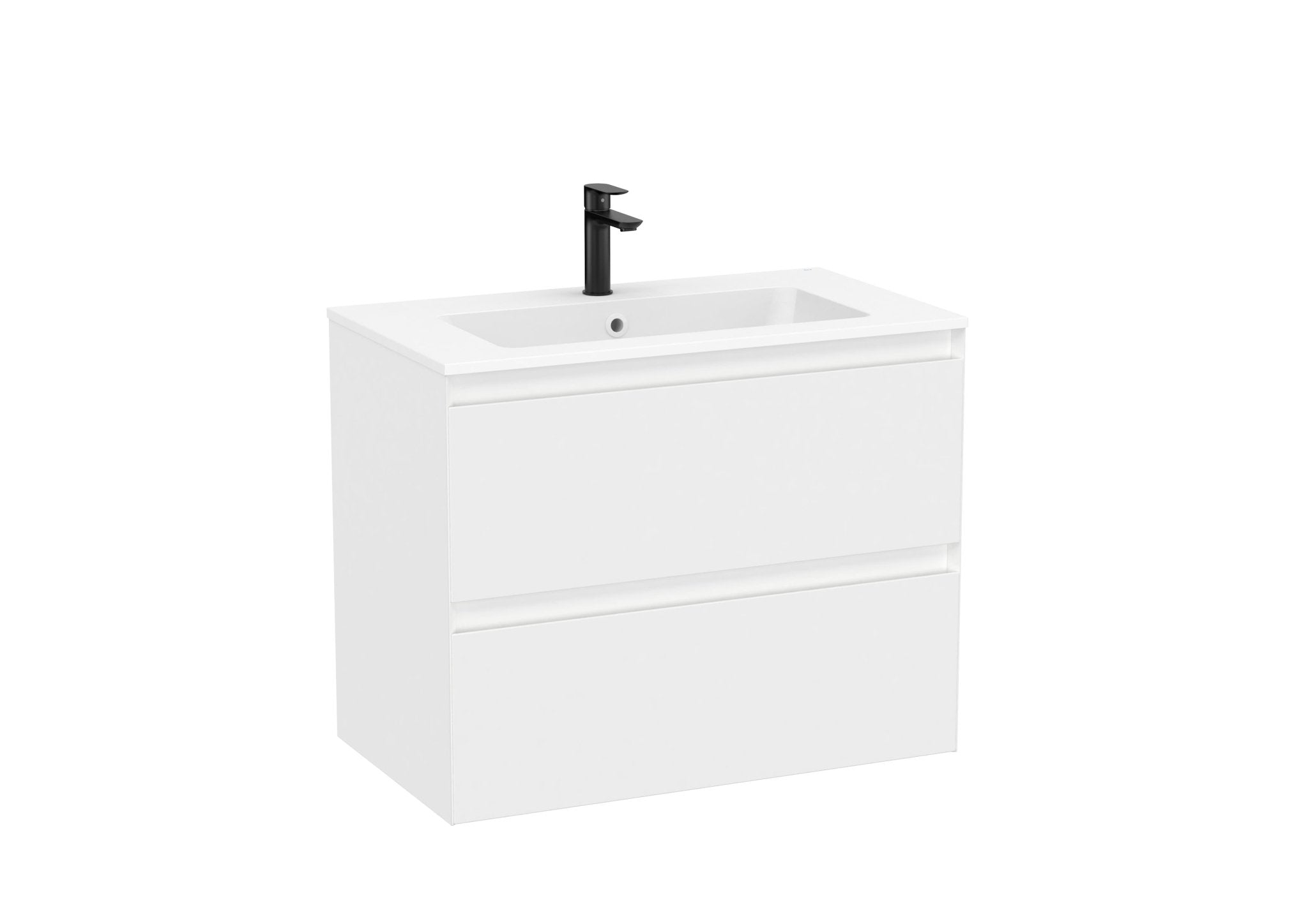 Roca - Mueble base Tenue Unik de dos cajones y lavabo de Stonex® - BricoandPool