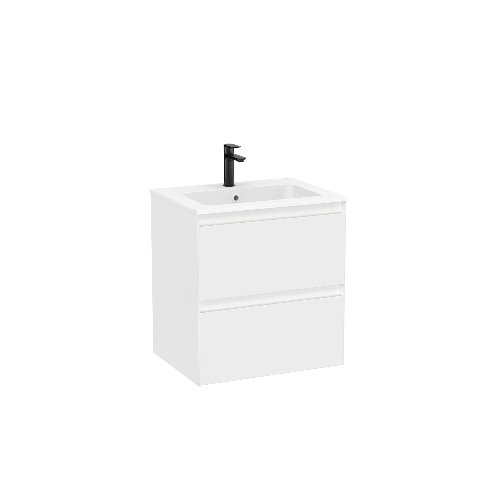 Roca - Mueble base Tenue Unik de dos cajones y lavabo de Stonex® - BricoandPool