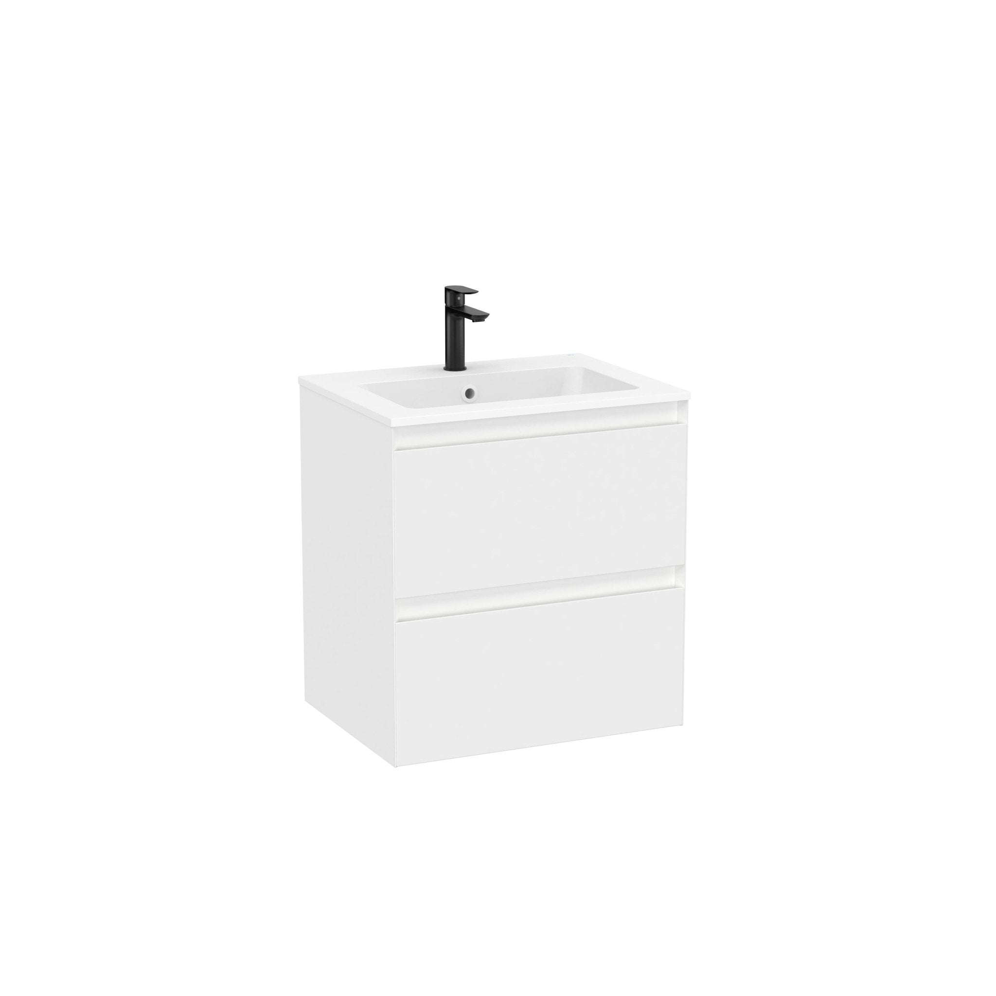Roca - Mueble base Tenue Unik de dos cajones y lavabo de Stonex® - BricoandPool