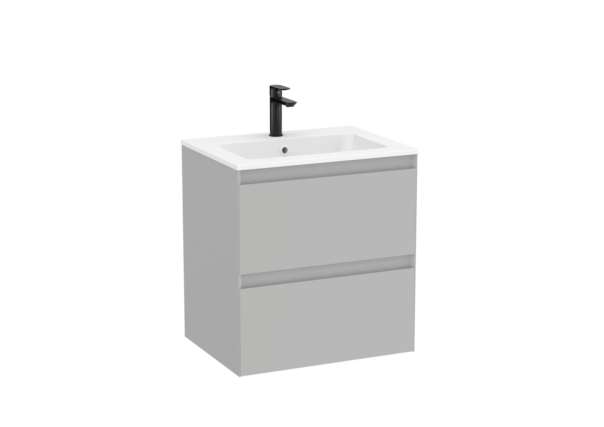 Roca - Mueble base Tenue Unik de dos cajones y lavabo de Stonex® - BricoandPool