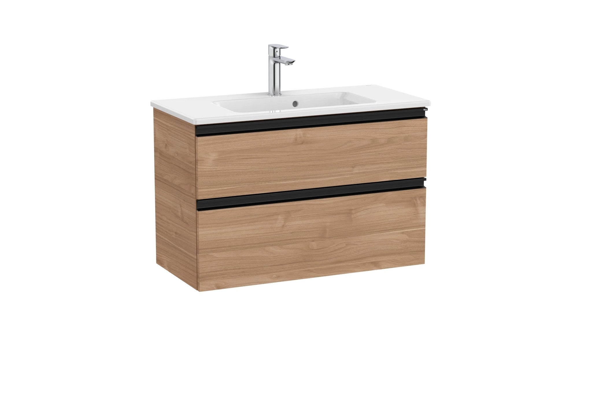 Roca - Mueble base The Gap Unik compacto de dos cajones y lavabo - BricoandPool