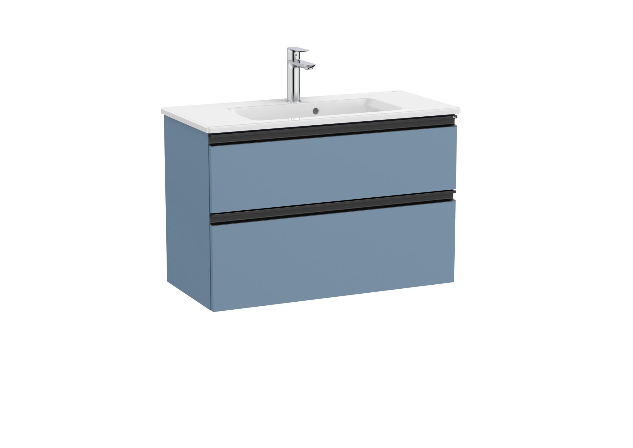 Roca - Mueble base The Gap Unik compacto de dos cajones y lavabo - BricoandPool
