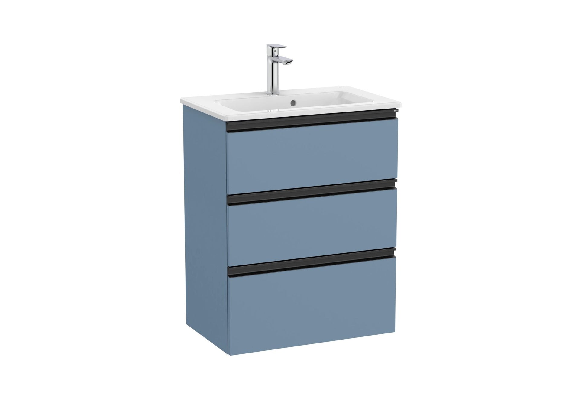 Roca - Mueble base The Gap Unik compacto de tres cajones y lavabo - BricoandPool