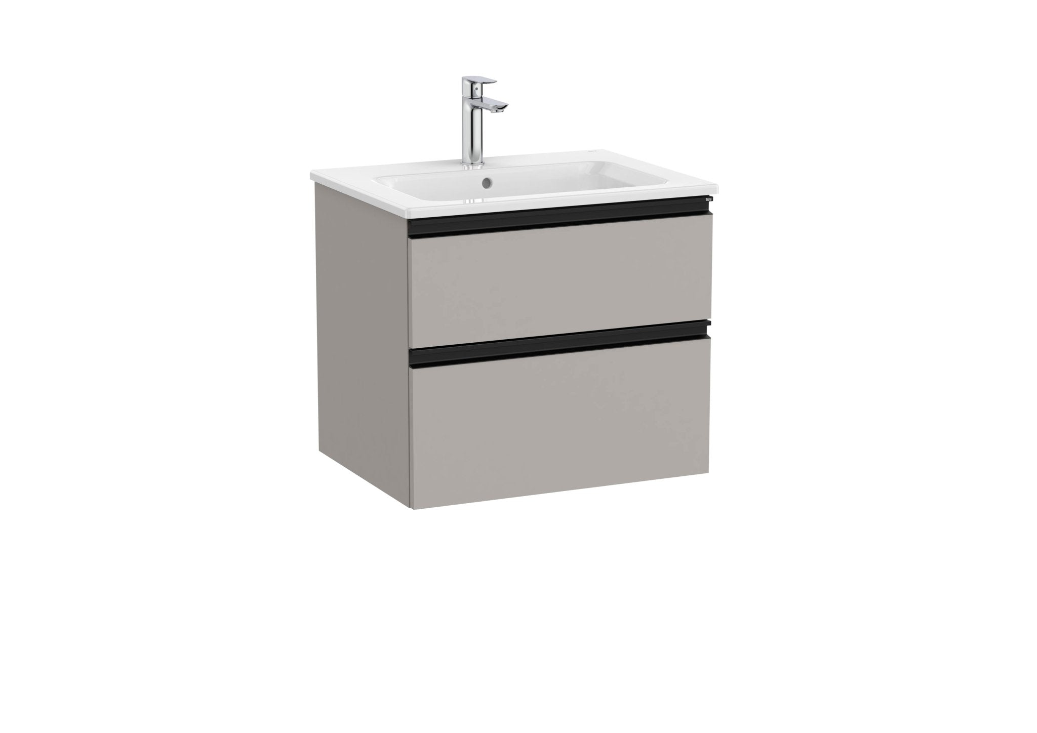 Roca - Mueble base The Gap Unik de dos cajones y lavabo - BricoandPool