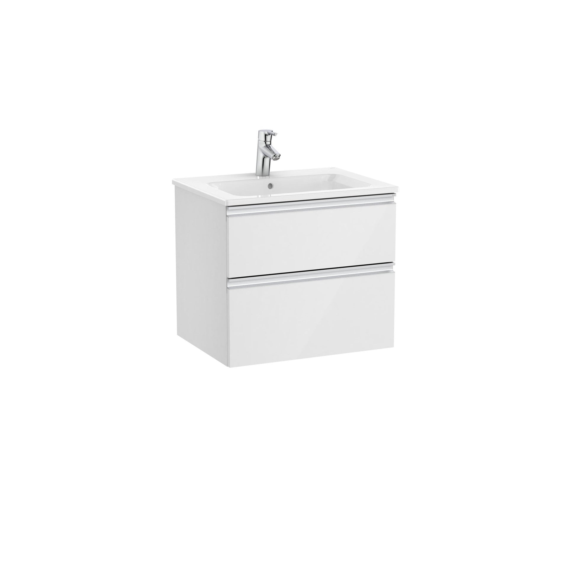 Roca - Mueble base The Gap Unik de dos cajones y lavabo - BricoandPool