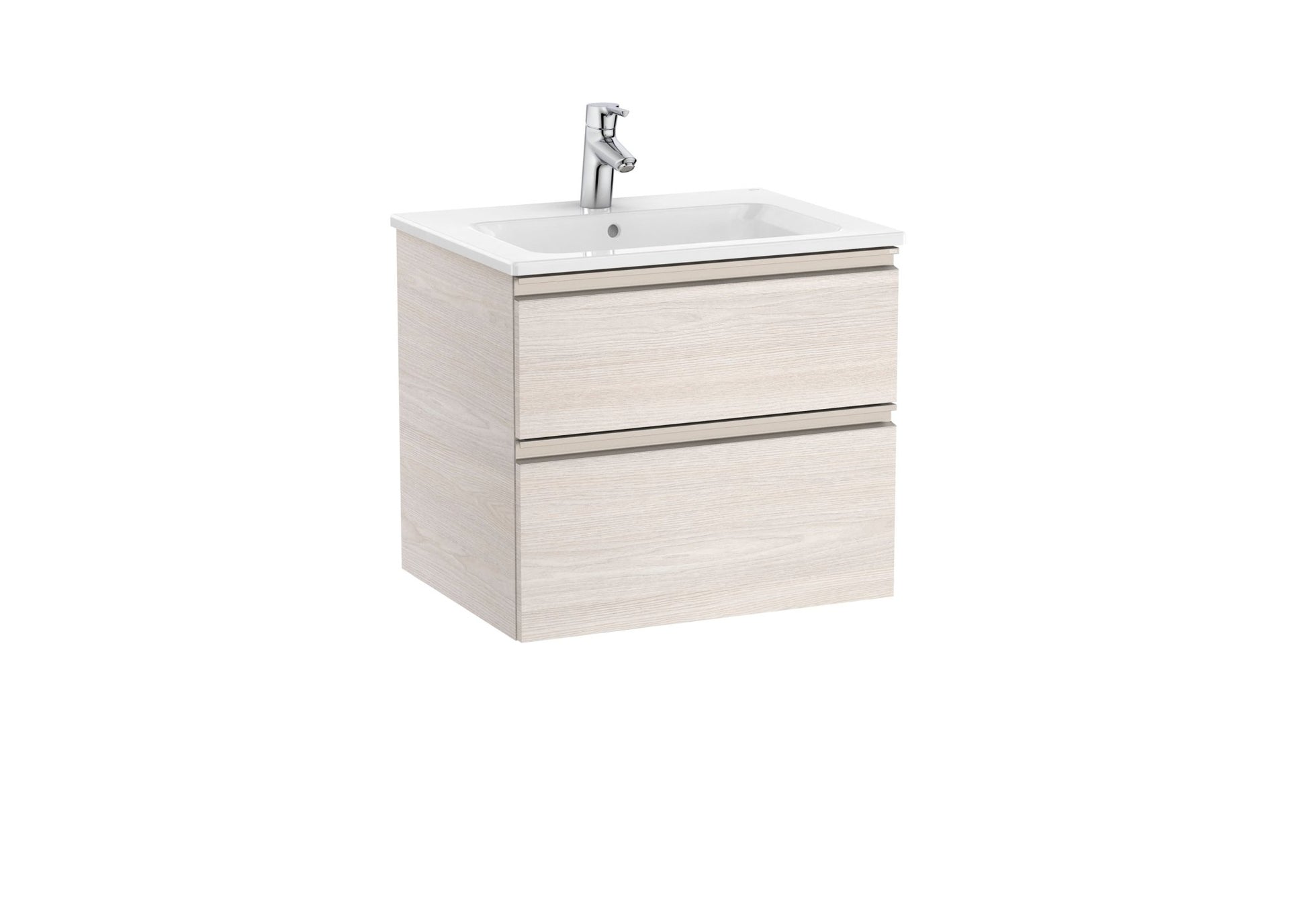 Roca - Mueble base The Gap Unik de dos cajones y lavabo - BricoandPool
