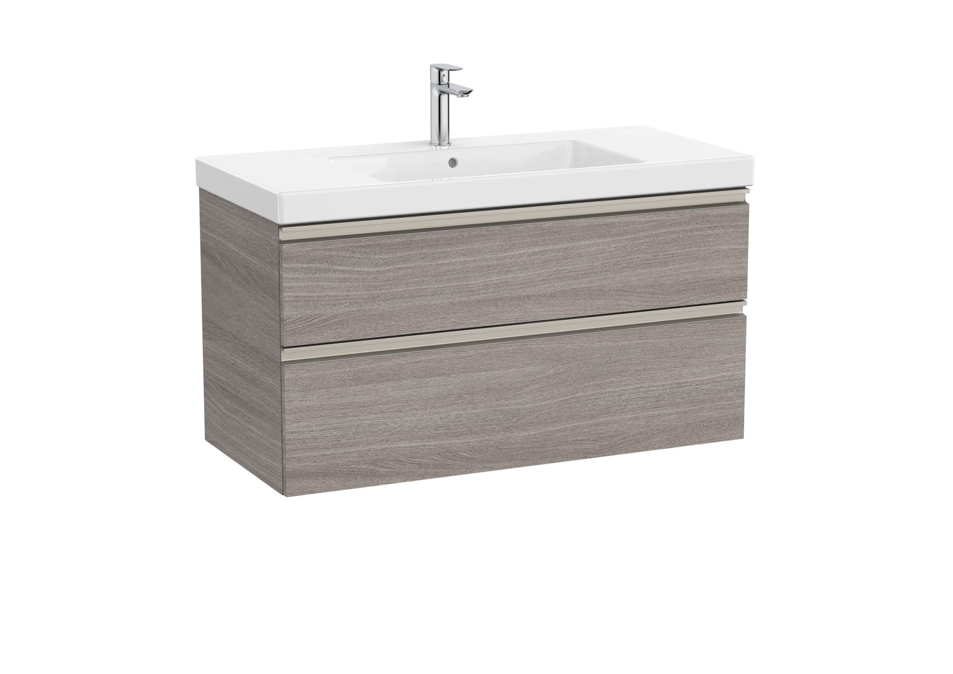 Roca - Mueble base The Gap Unik de dos cajones y lavabo plus - BricoandPool