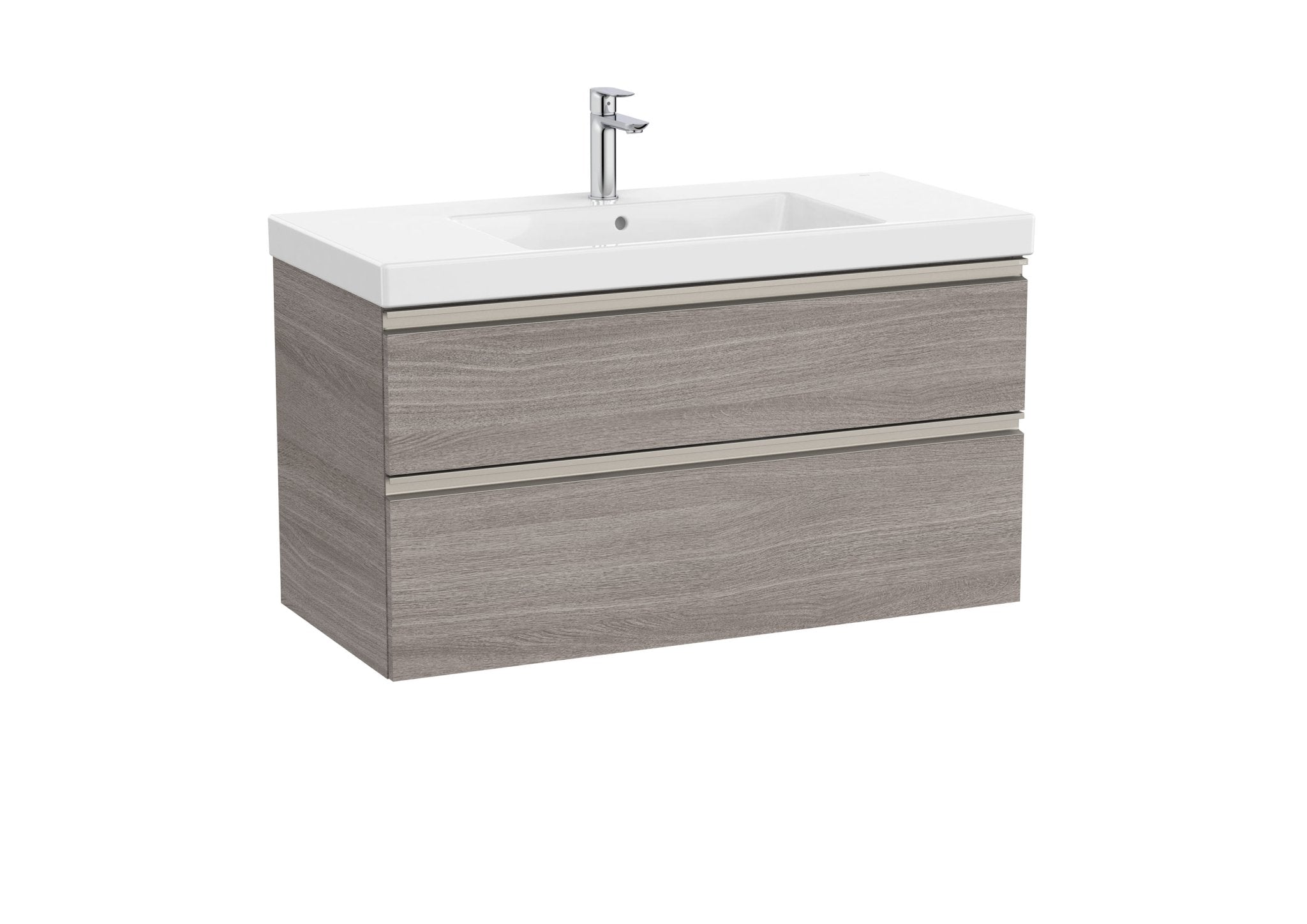 Roca - Mueble base The Gap Unik de dos cajones y lavabo plus - BricoandPool