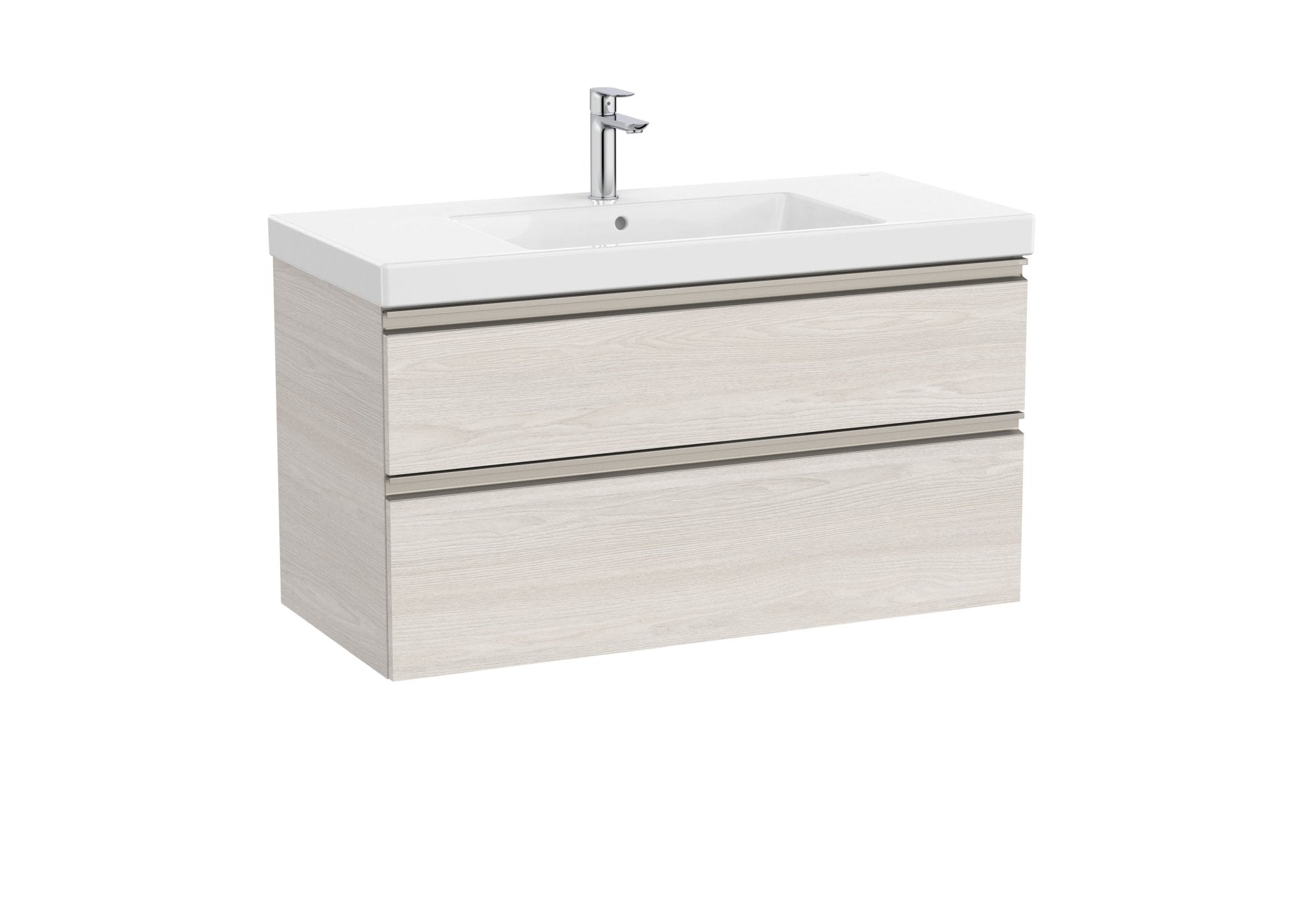 Roca - Mueble base The Gap Unik de dos cajones y lavabo plus - BricoandPool