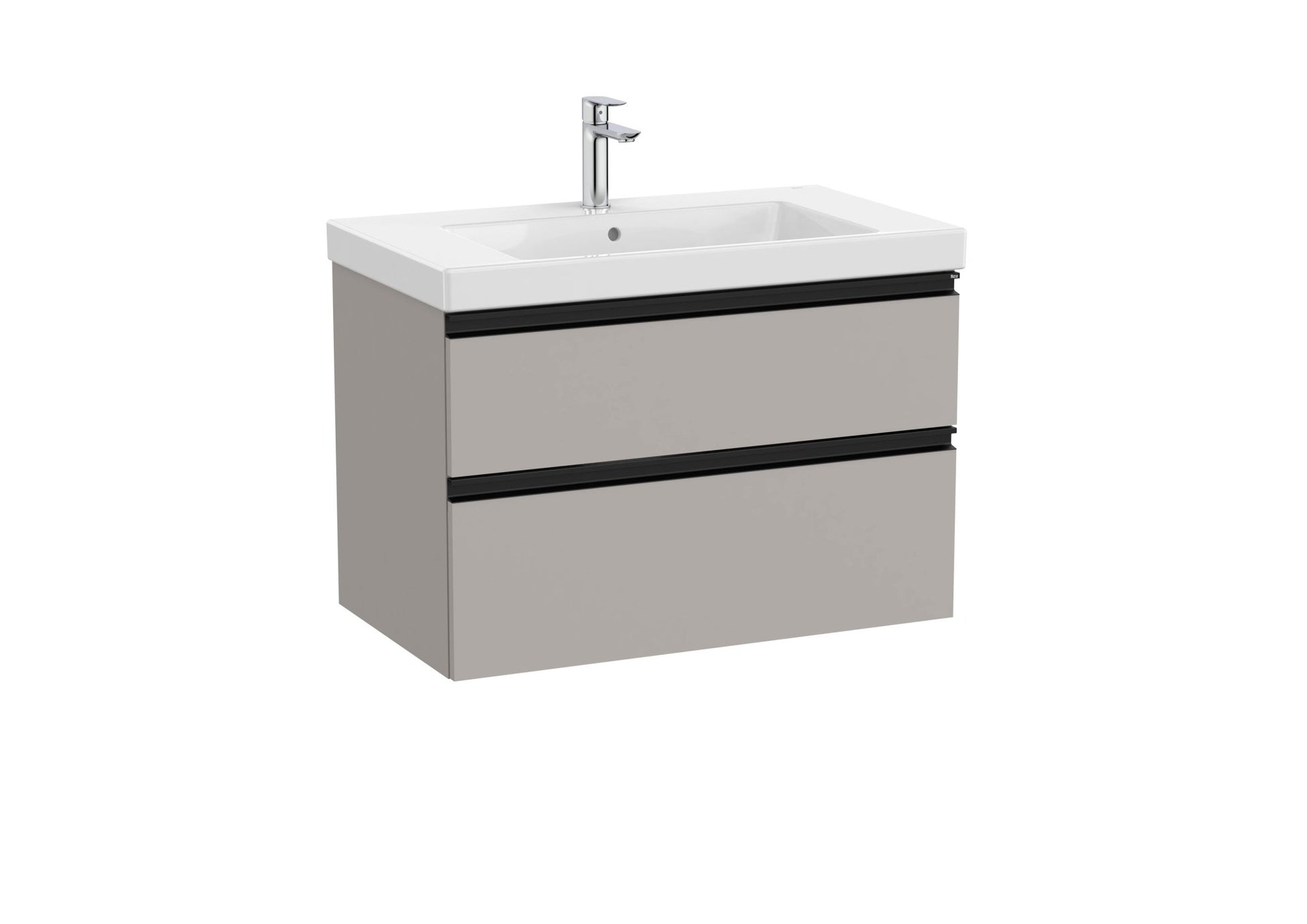 Roca - Mueble base The Gap Unik de dos cajones y lavabo plus - BricoandPool