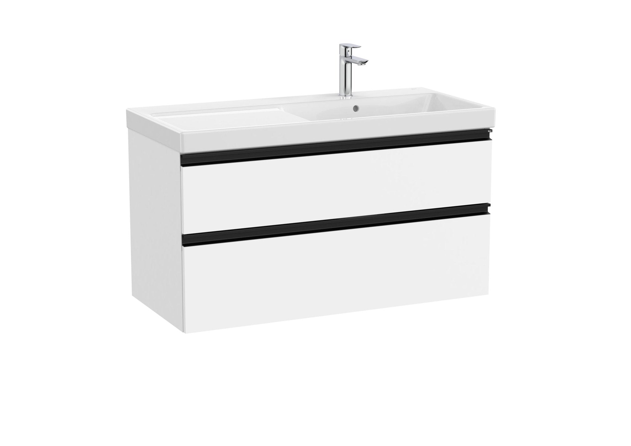 Roca - Mueble base The Gap Unik de dos cajones y lavabo plus - BricoandPool