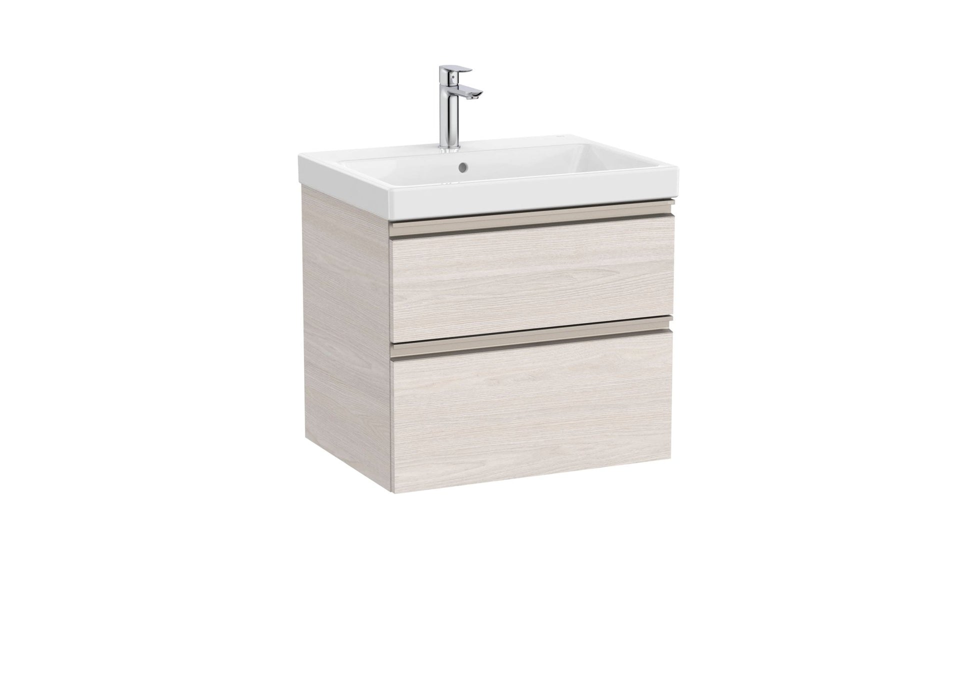 Roca - Mueble base The Gap Unik de dos cajones y lavabo plus - BricoandPool