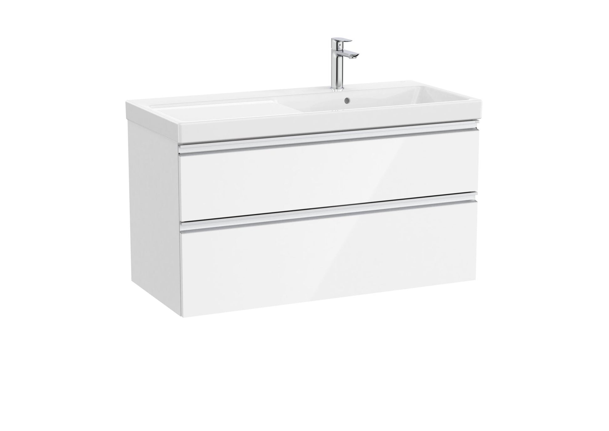 Roca - Mueble base The Gap Unik de dos cajones y lavabo plus - BricoandPool
