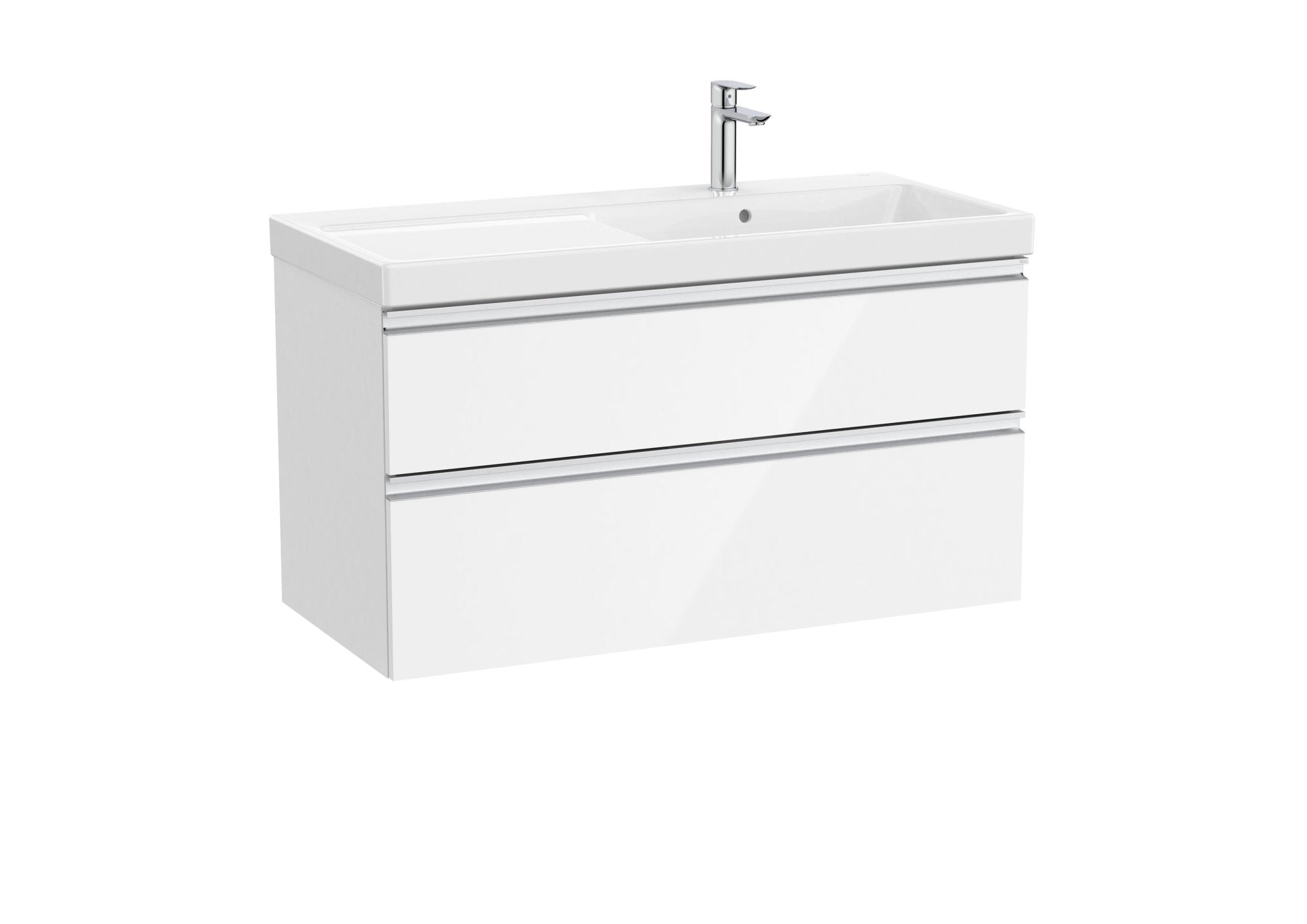 Roca - Mueble base The Gap Unik de dos cajones y lavabo plus - BricoandPool