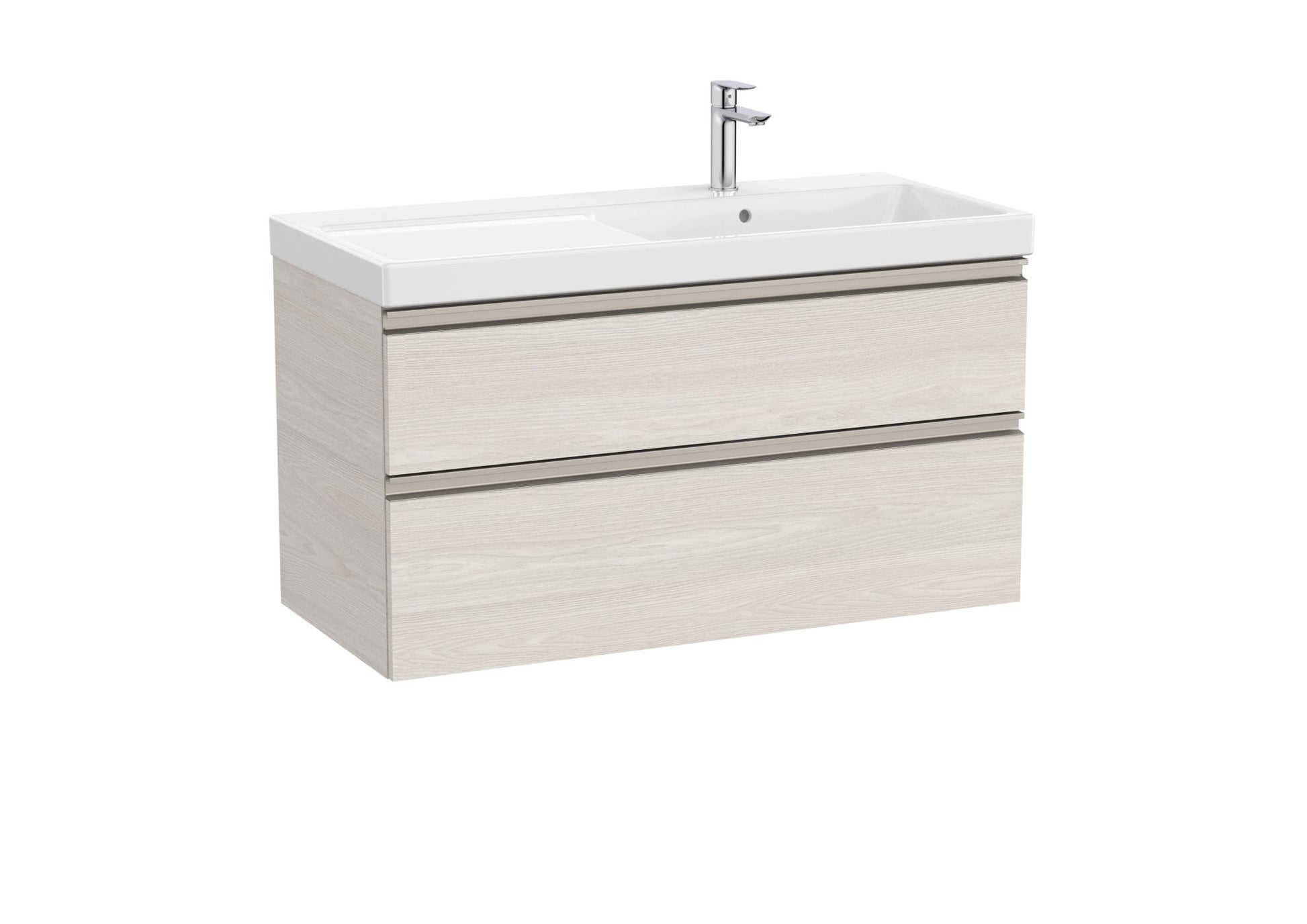 Roca - Mueble base The Gap Unik de dos cajones y lavabo plus - BricoandPool
