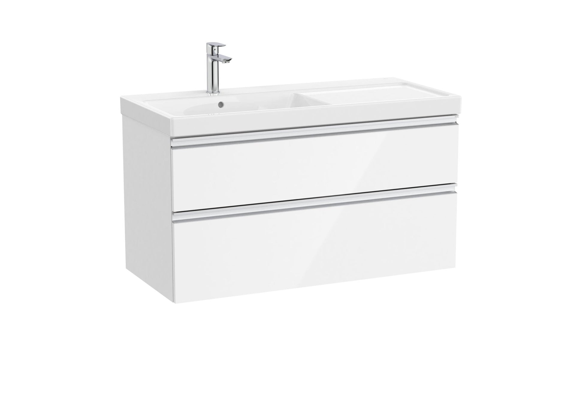 Roca - Mueble base The Gap Unik de dos cajones y lavabo plus - BricoandPool