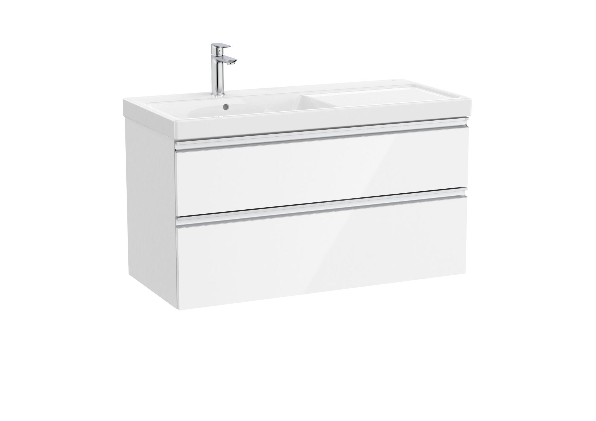 Roca - Mueble base The Gap Unik de dos cajones y lavabo plus - BricoandPool