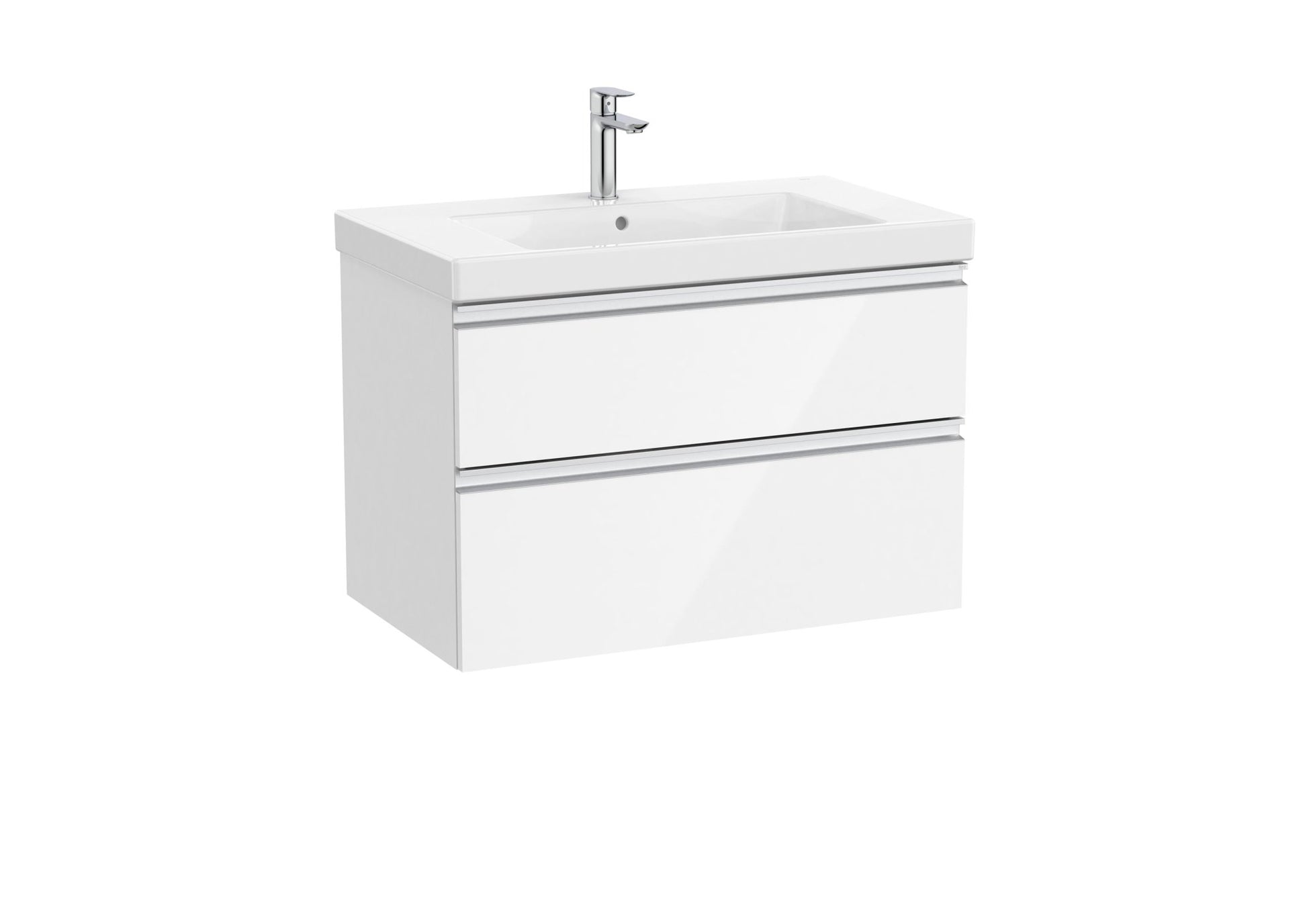 Roca - Mueble base The Gap Unik de dos cajones y lavabo plus - BricoandPool